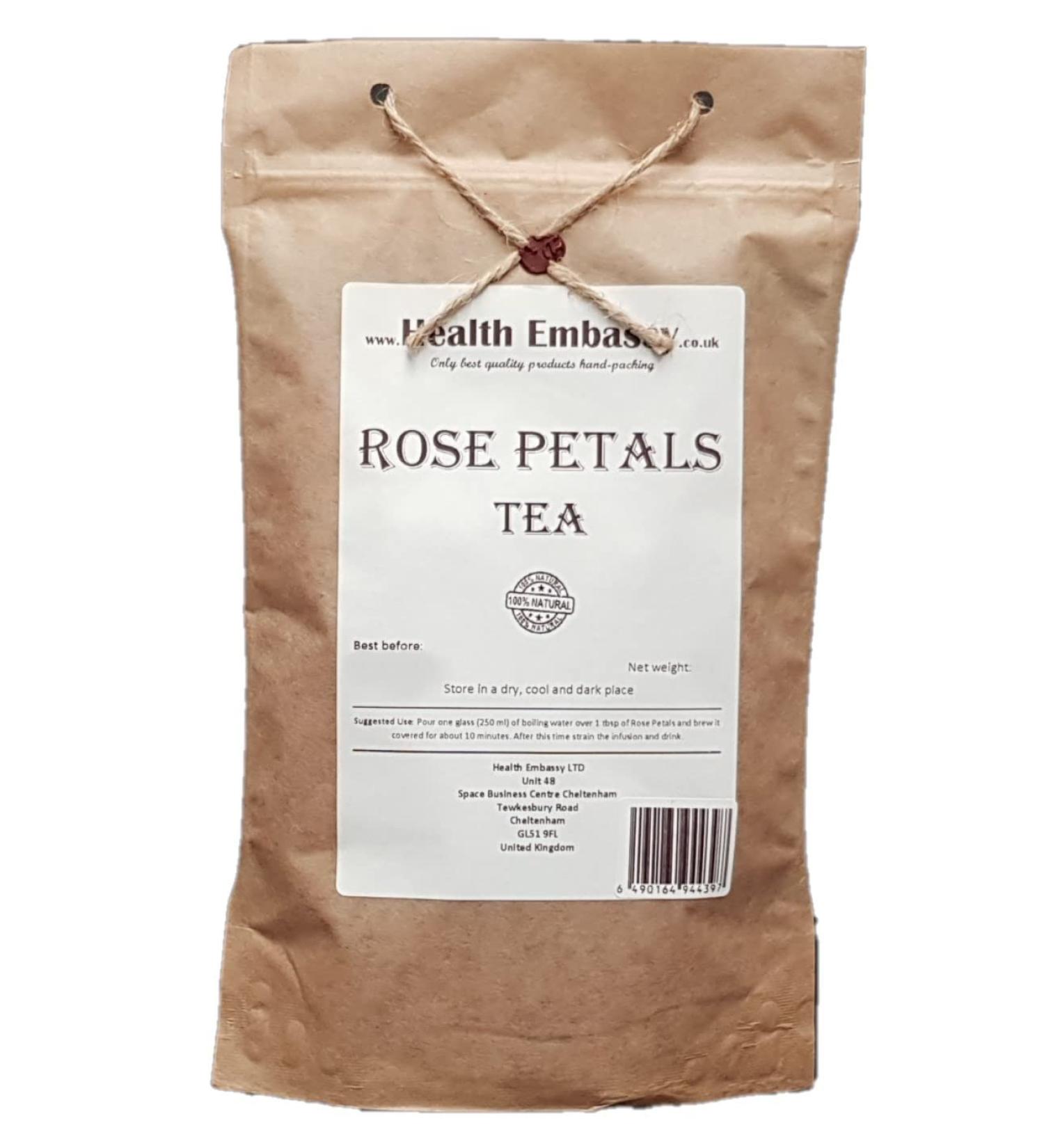 Health Embassy P tales de Rose Tisane | Rosa L | Rose Petals Tea (100g) - Buy Online on GoSupps.com
