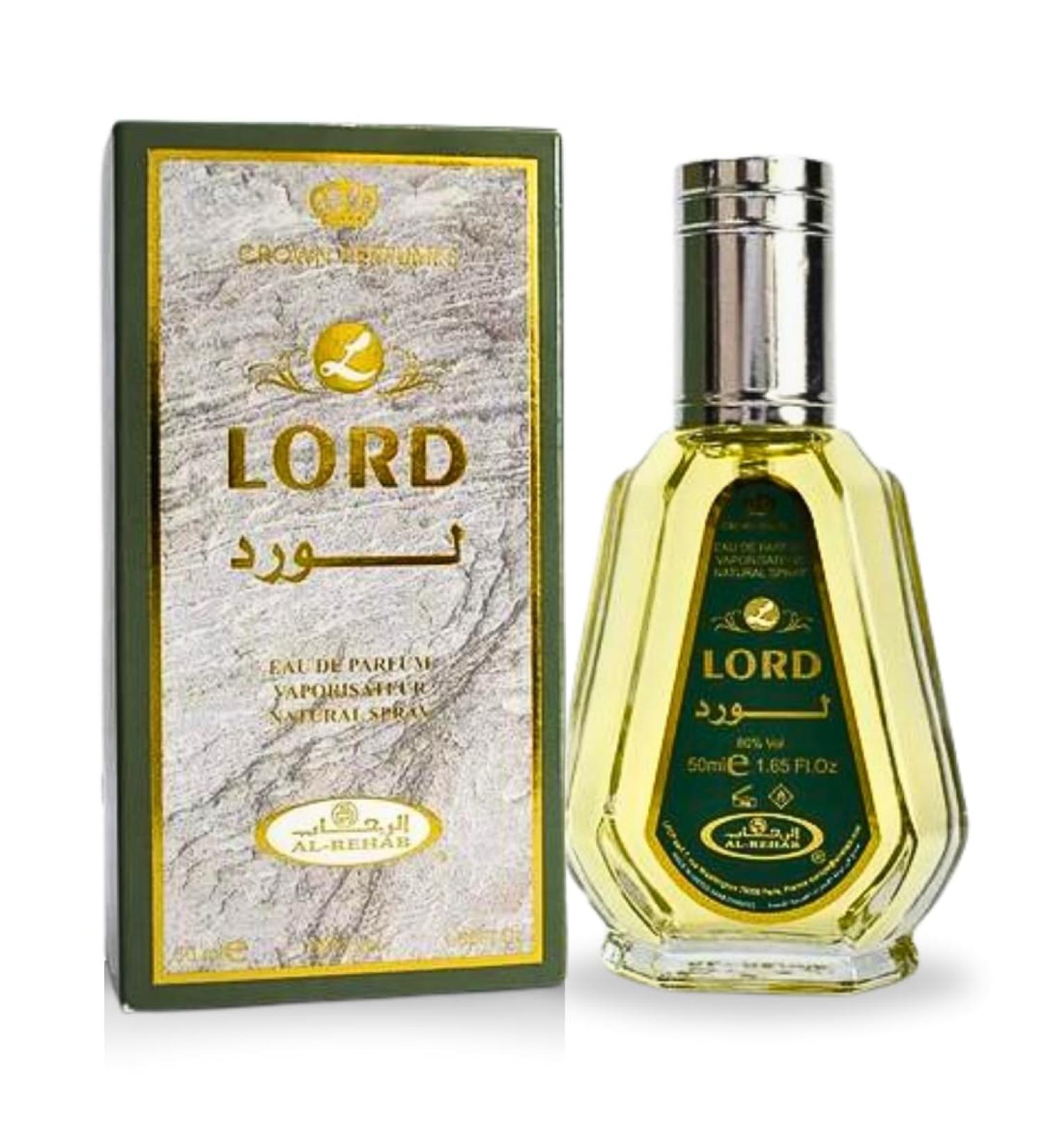Al-Rehab Lord EDP - 50ML (1.7 OZ) Long Lasting & Luxurious Scents of Arabia Perfumes For Men & Women. 1.7 Fl Oz (Pack of 1) Lord Spray - Buy Online on GoSupps.com