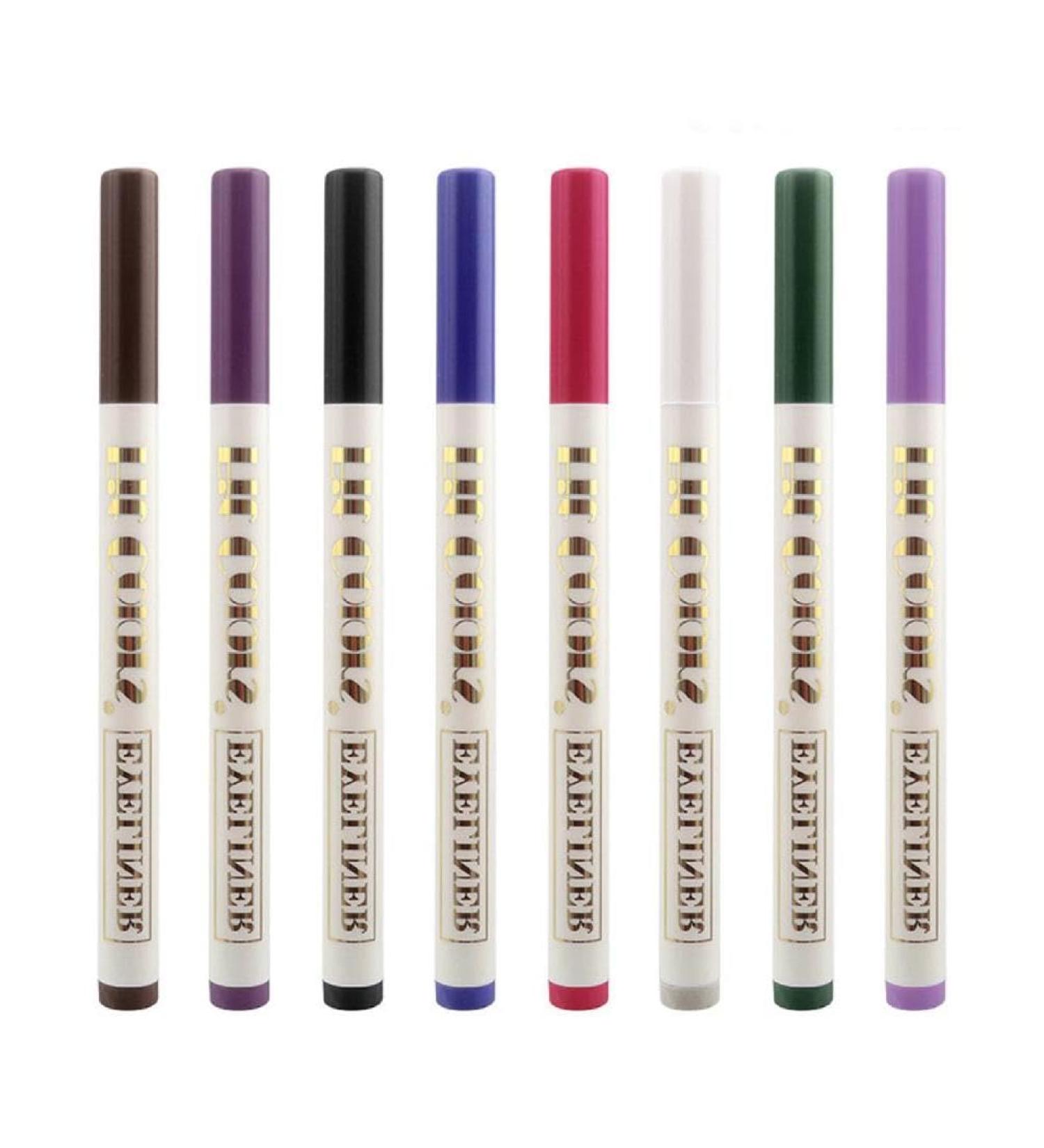 8 Colors Matte Liquid Eyeliner Pencil Long Lasting Waterproof Quick Drying Colored Eyeliner Makeup Tool for Women Eyeliner Smudge-Proof Eyeliner - Buy Online on GoSupps.com
