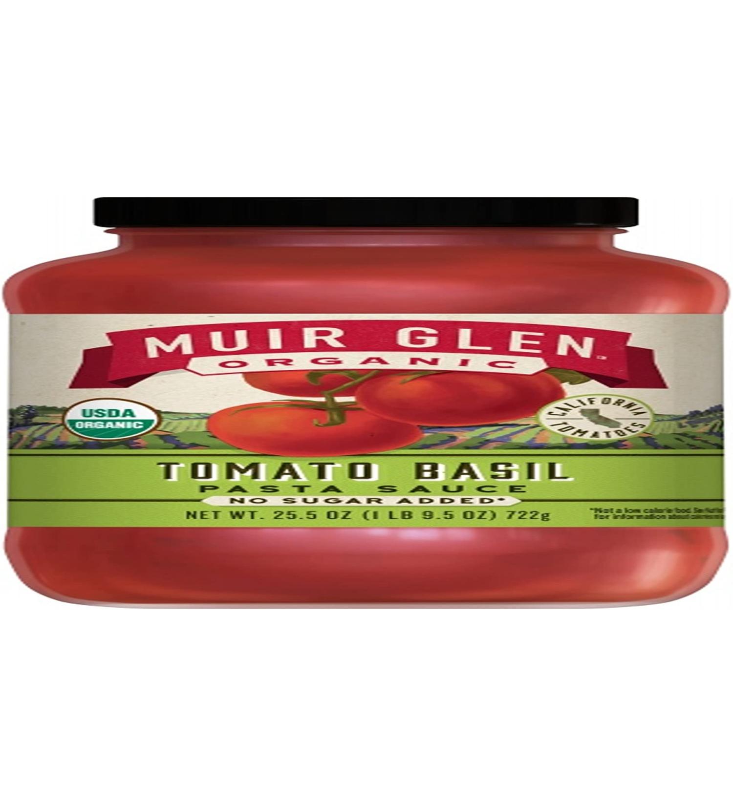 Muir Glen Organic Tomato Basil Pasta Sauce 25.5 oz - Buy Now for a Delicious and Healthy Meal - Buy Online on GoSupps.com