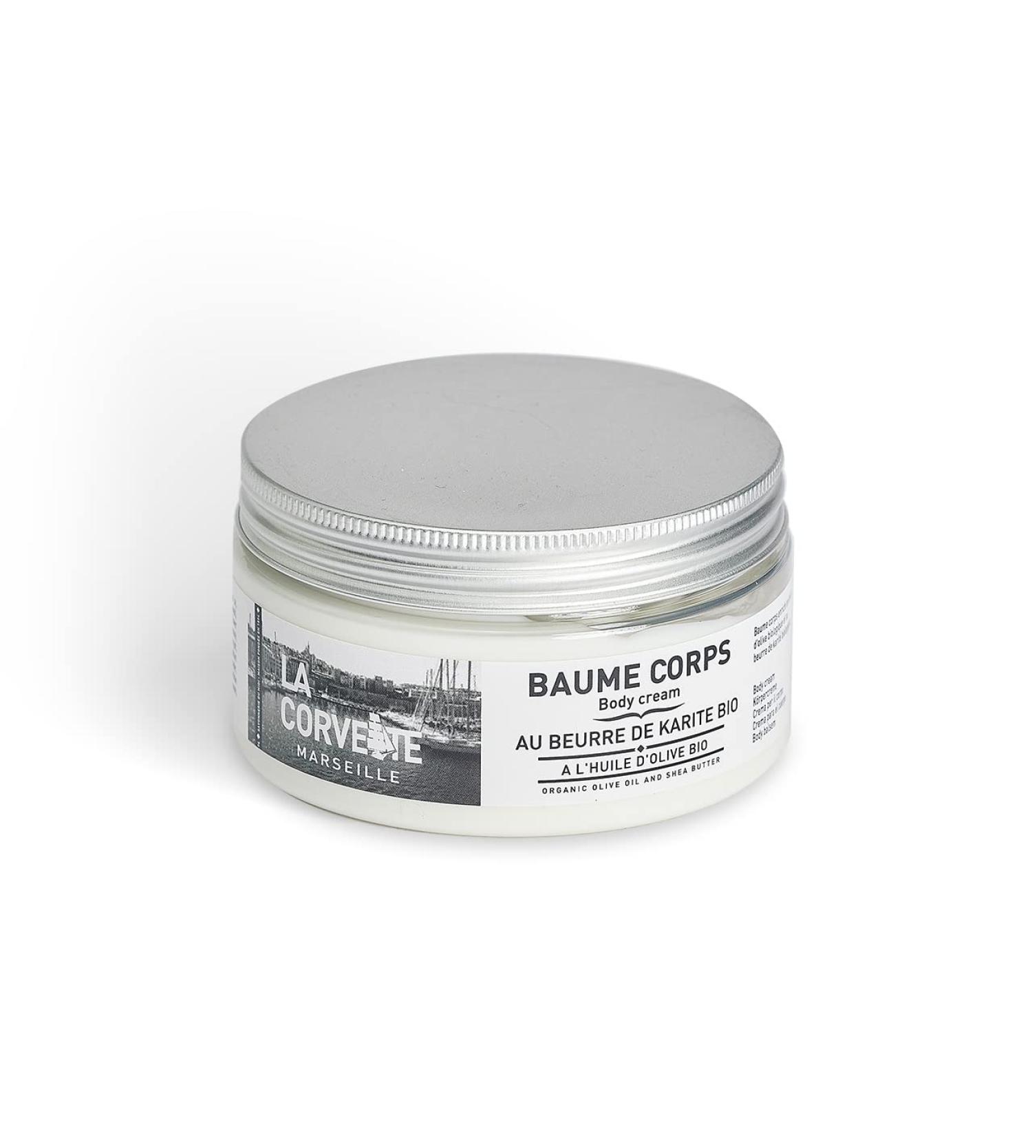 Buy La Corvette Organic Shea Butter Body Balm 200ml | Premium Natural Moisturizer for Soft & Nourished Skin - International Shipping Available - Buy Online on GoSupps.com