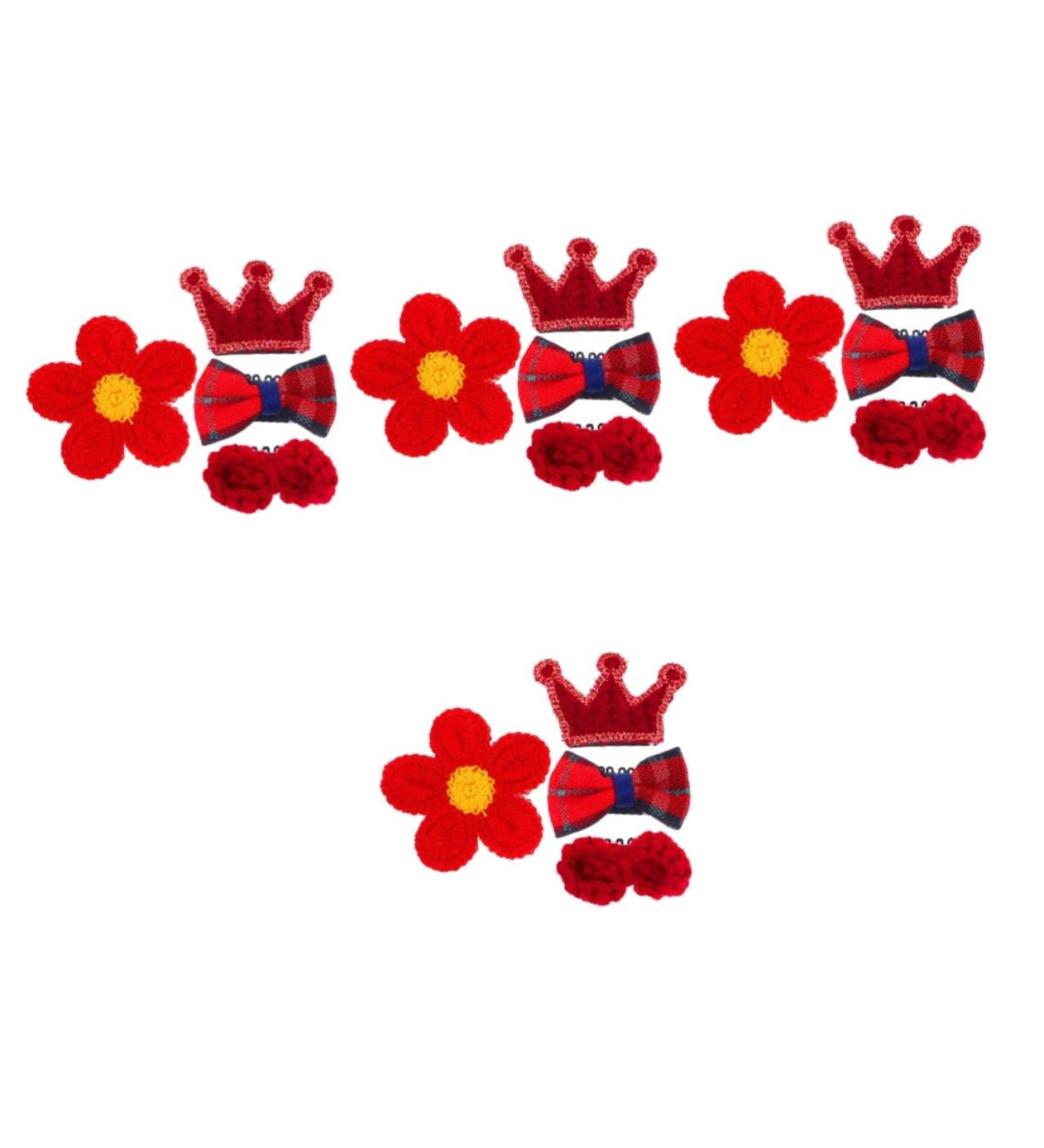 FRCOLOR 4 Sets girls hair clip bow hair clips toddler alligator clips toddler girl hair clip flower hair clips kids hair pin flower claw clips flower hair pin Metal crown Princess Miss - Buy Online on GoSupps.com