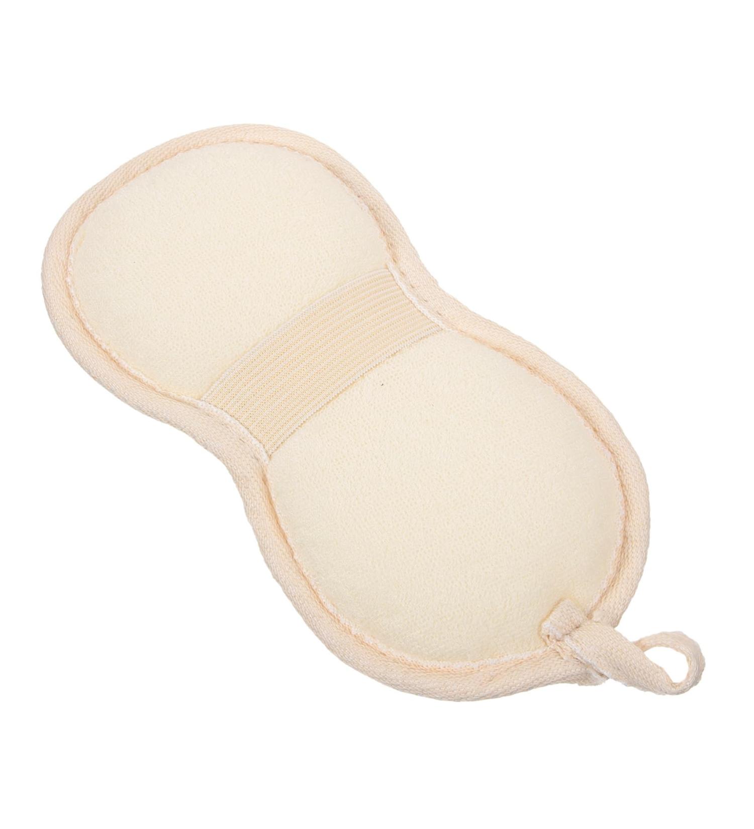 MERRYHAPY Cotton Linen Bath Towel & Exfoliating Sponge - Premium Bath Scrubber for Luxurious Spa Experience - Buy Online on GoSupps.com