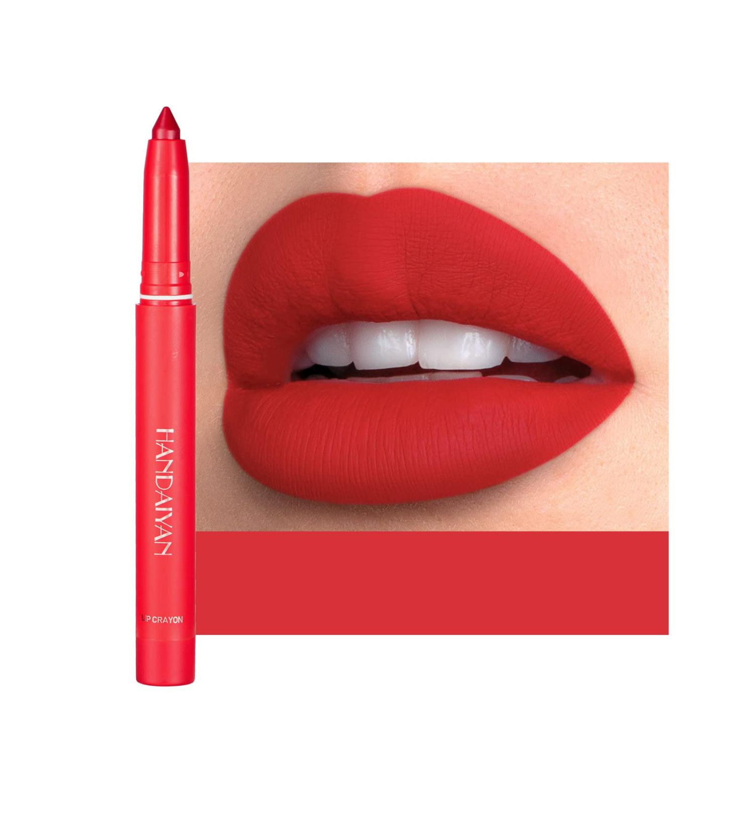 ZITIANY Matte Crayon Lipstick #06 Camine - Long Lasting Velvet Lip Pencil - Buy Online on GoSupps.com