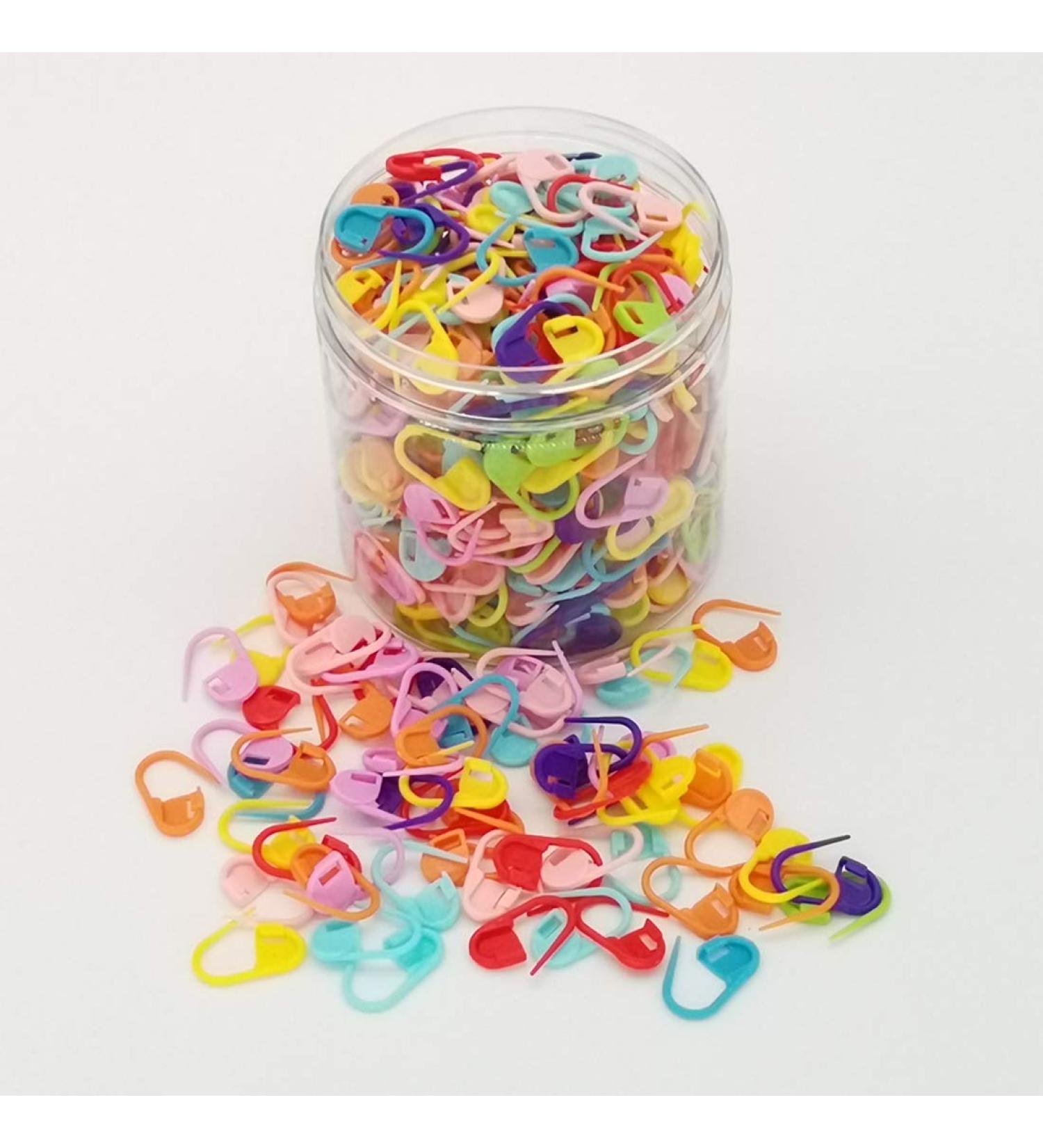 500pcs Assorted Colors Safety Pins & Locking Stitch Markers Set for Knitting and Crochet - Buy Online on GoSupps.com