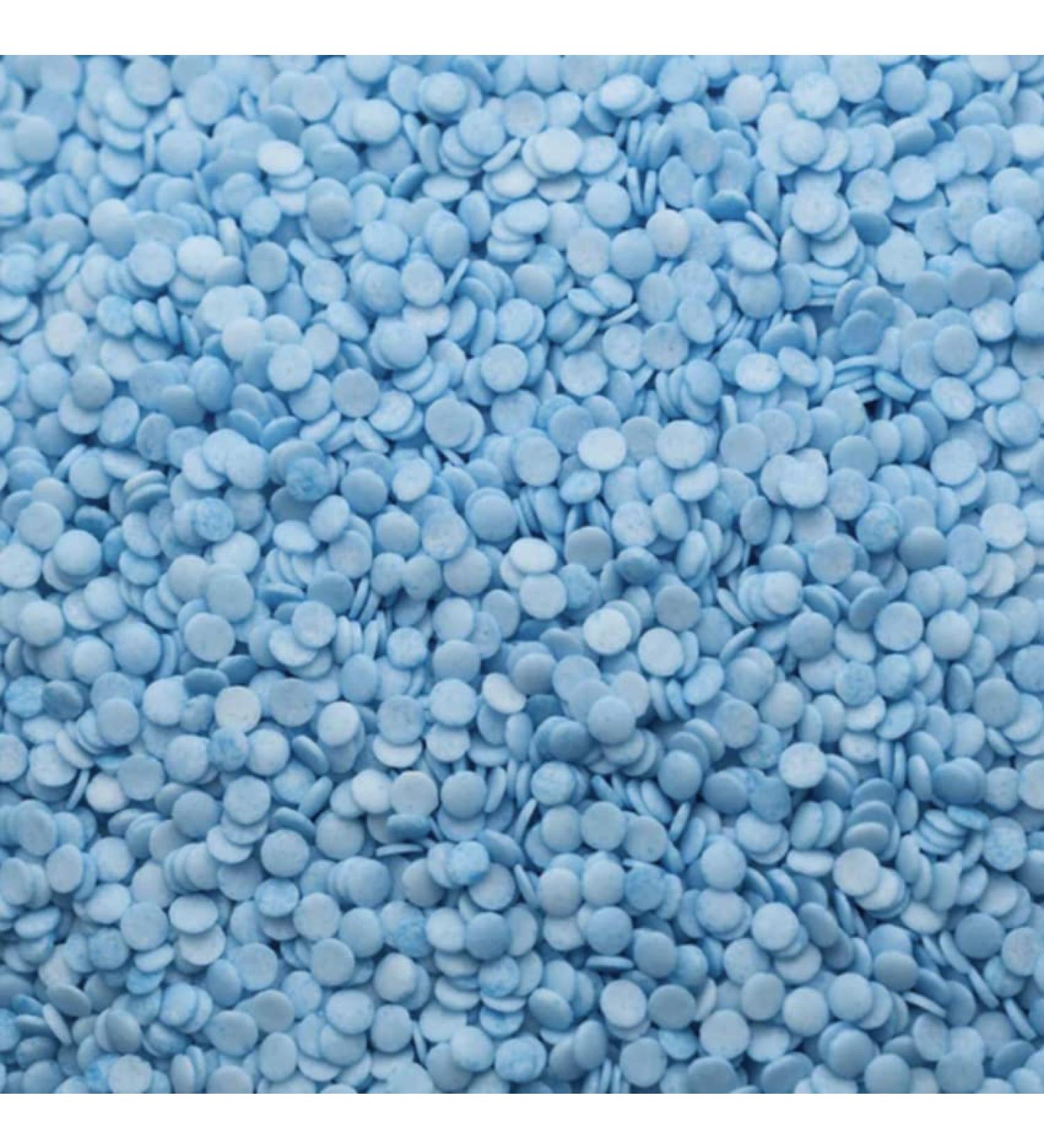 Natural / Vegan Edible Confetti Cake Sprinkles Blue Cupcake Decorations 25g