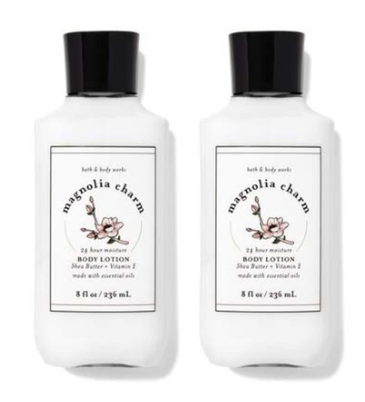Bath and Body Works Gift Set of of 2 - 8 Fl Oz Lotion - (Magnolia Charm)