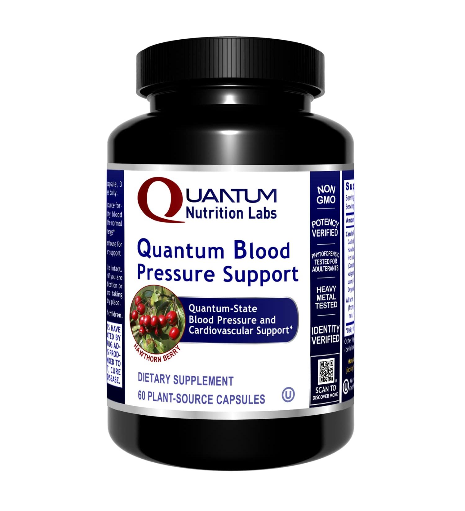 Quantum Blood Pressure Support 60 Caps - Natural Hypertension Relief - Buy Online on GoSupps.com