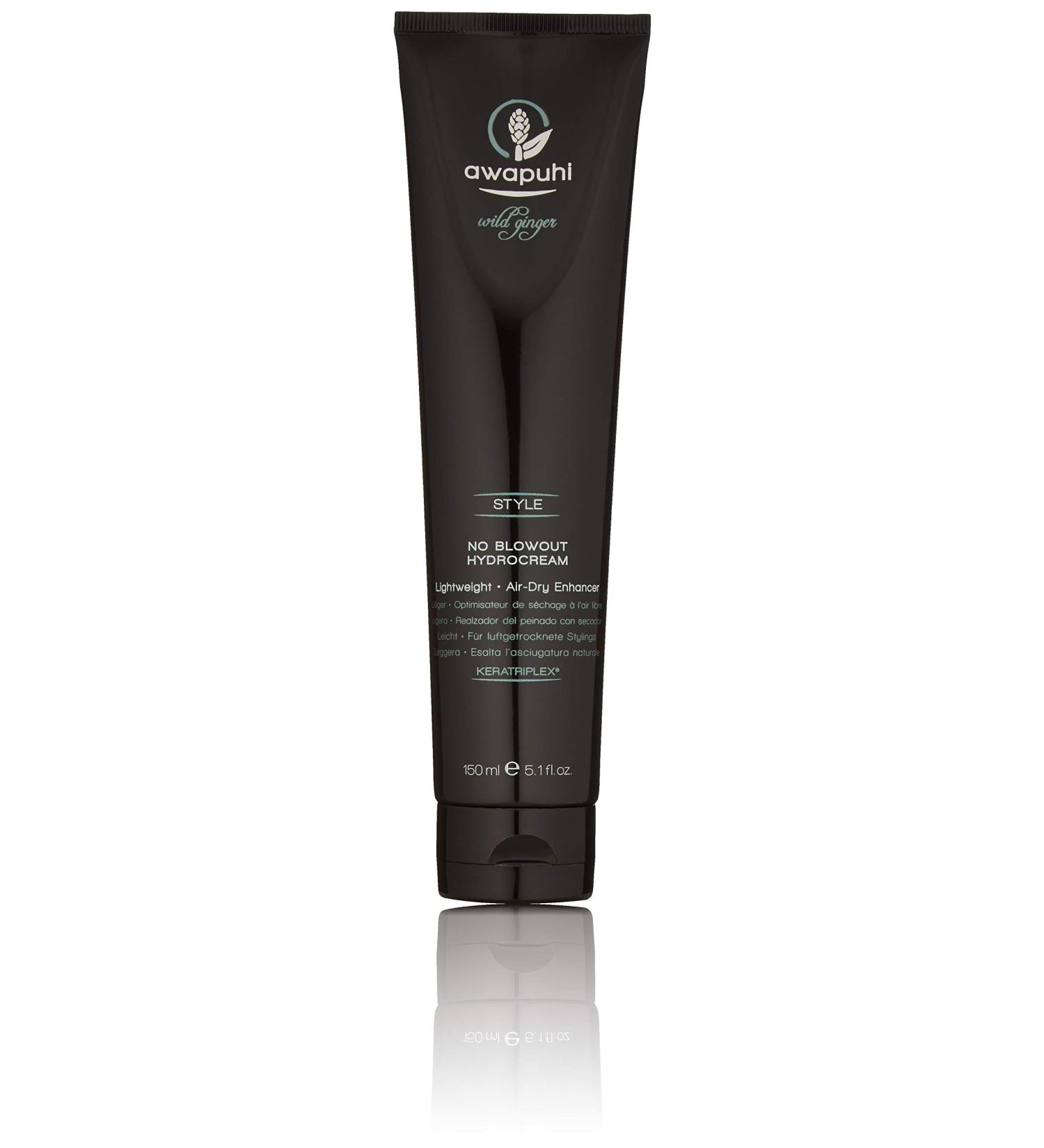 Paul Mitchell Awapuhi Wild Ginger No Blowout HydroCream, Lightweight, Air-Dry Styling Cream, For All Hair Types, 5.07 Fl Oz (Pack of 1)