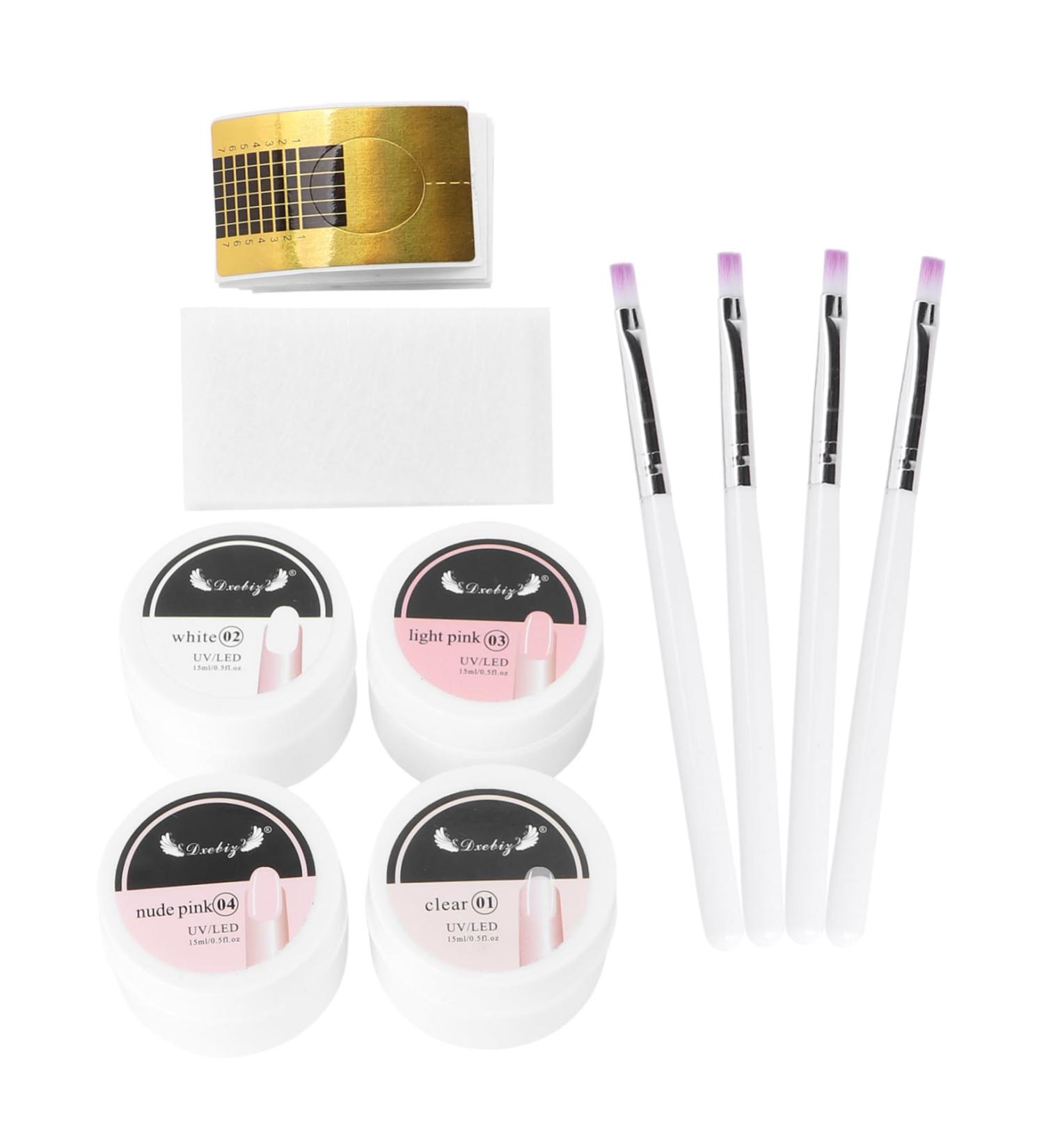 FOMIYES 1 Set Manicure Extension Set Nails Gel Kit De Manicura Nail Gel Manicure Brush Manicure Accessory Professional Nail Silk Nail Art Supply Manicure Tool Combination Major Abs 59x35cm Assorted Color - Buy Online on GoSupps.com