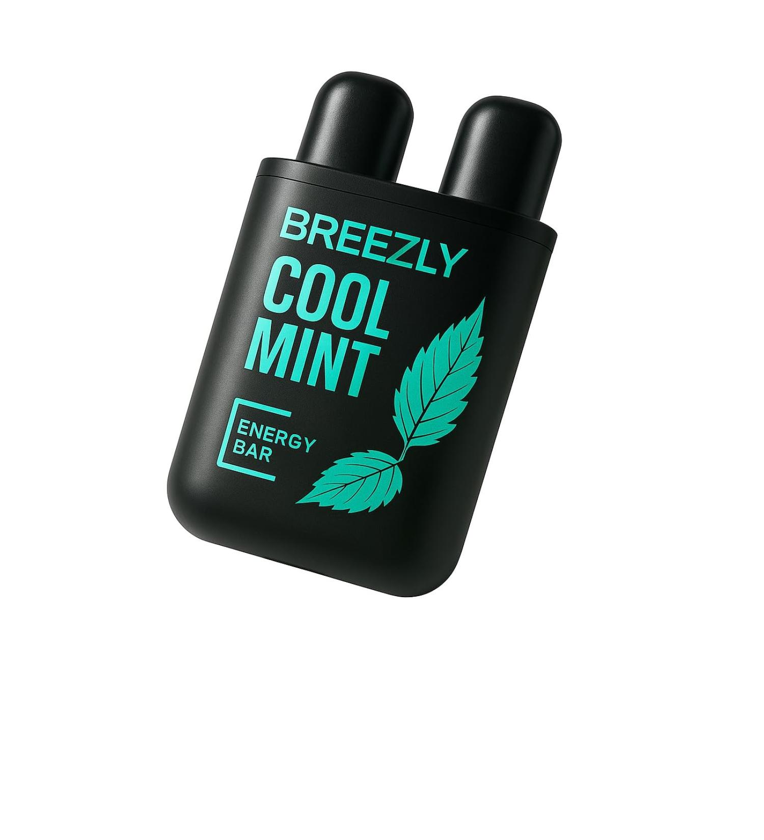 BREEZLY Nasal Stick | Cool Mint | Enhanced Breathing + Natural Energy | Cooling Mint Sensation | Essential Oils + Menthol - 4 Pack Nasal Sticks - Buy Online on GoSupps.com