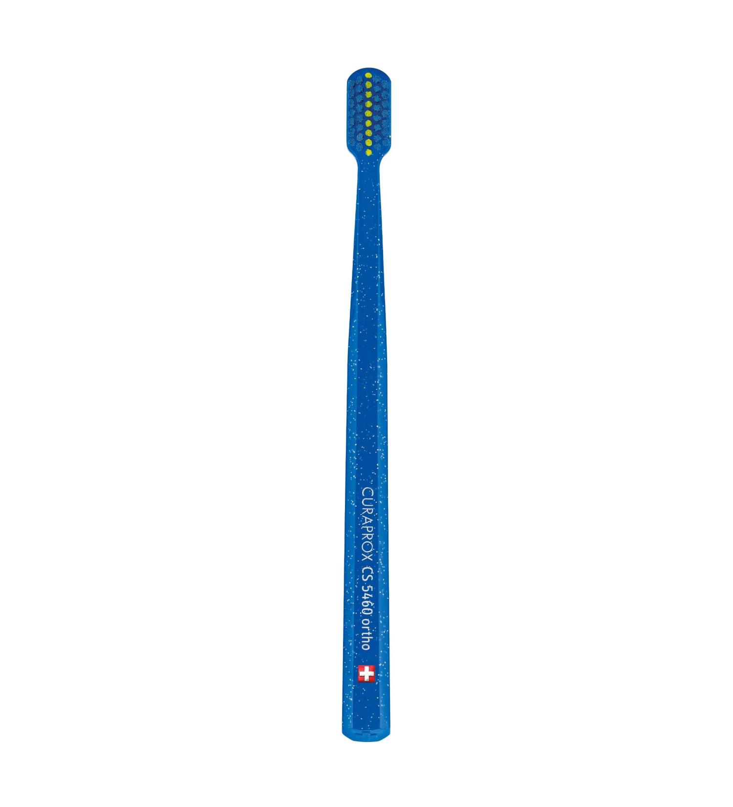 Curaprox CS 5460 Ultra-Soft Orthodontic Toothbrush for Braces | Ultra-Fine Filaments, Compact & Slightly Angled Head - Buy Online on GoSupps.com