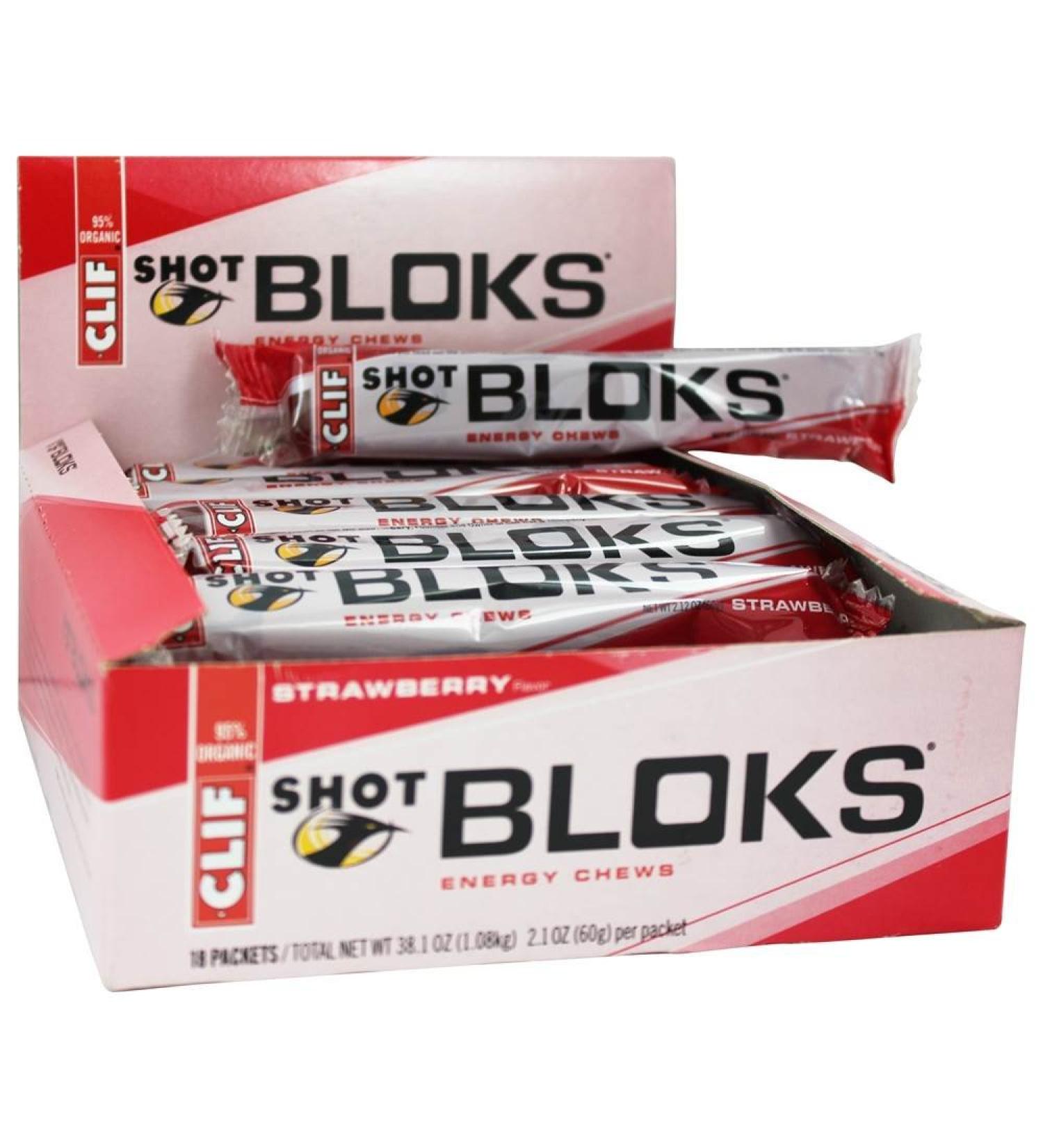 Clif Shot Bloks - Strawberry - Buy Online on GoSupps.com