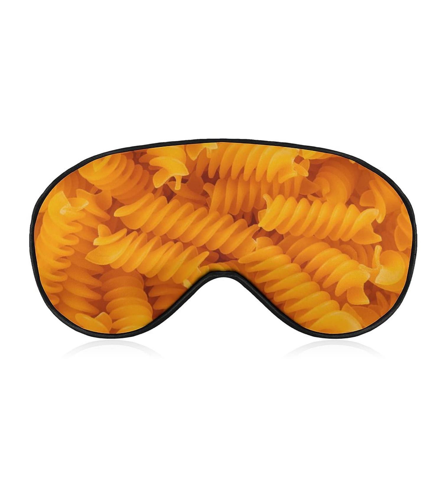 Fusilli Pasta Sleep Mask for Women | Adjustable Eye Shades with Elastic Strap | Comfortable Sleep Accessories - Buy Online on GoSupps.com