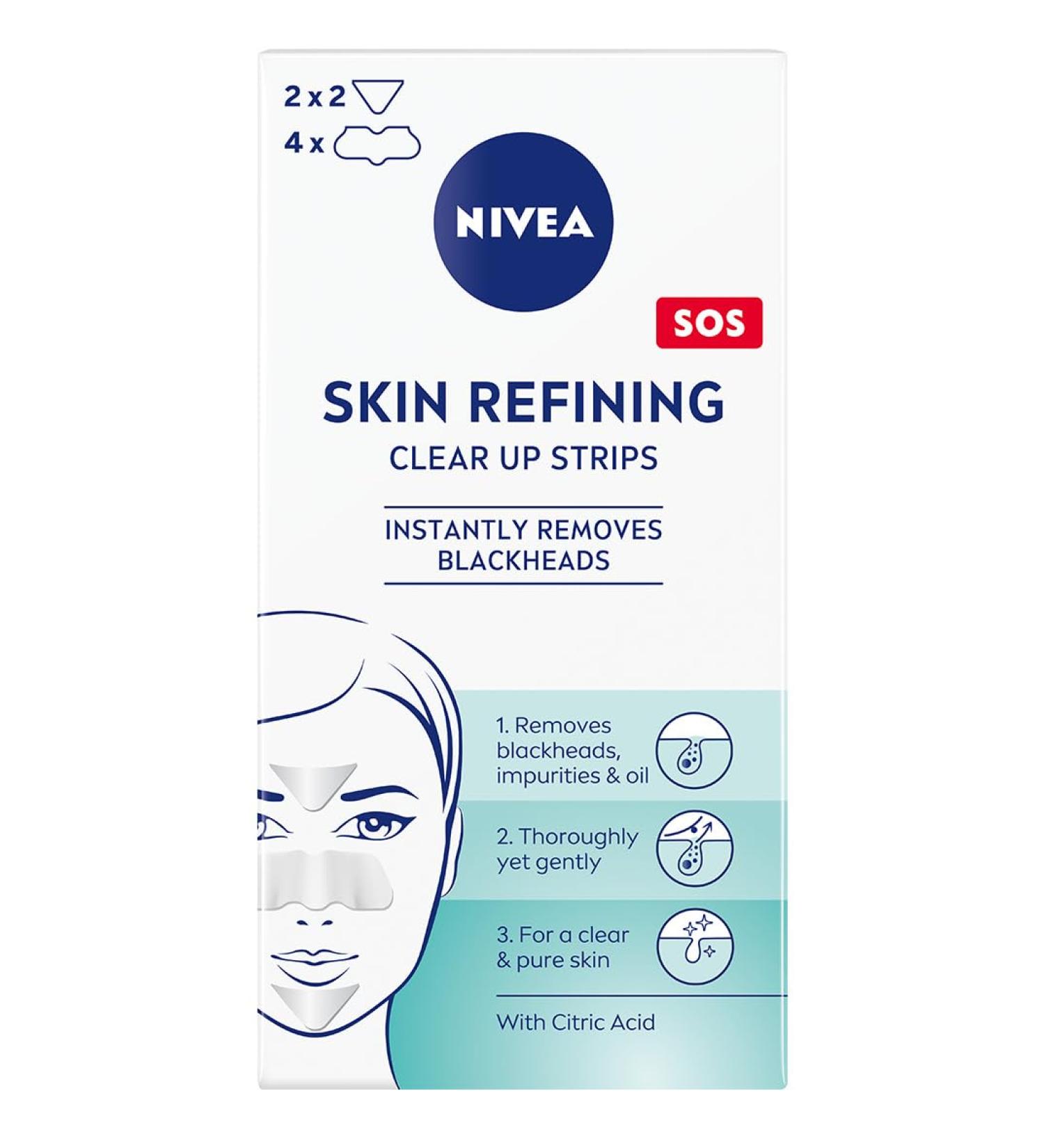 NIVEA Cleansing Plasters for Blackheads 6 Pieces | Clear Skin Solution | International Shipping Available - Buy Online on GoSupps.com
