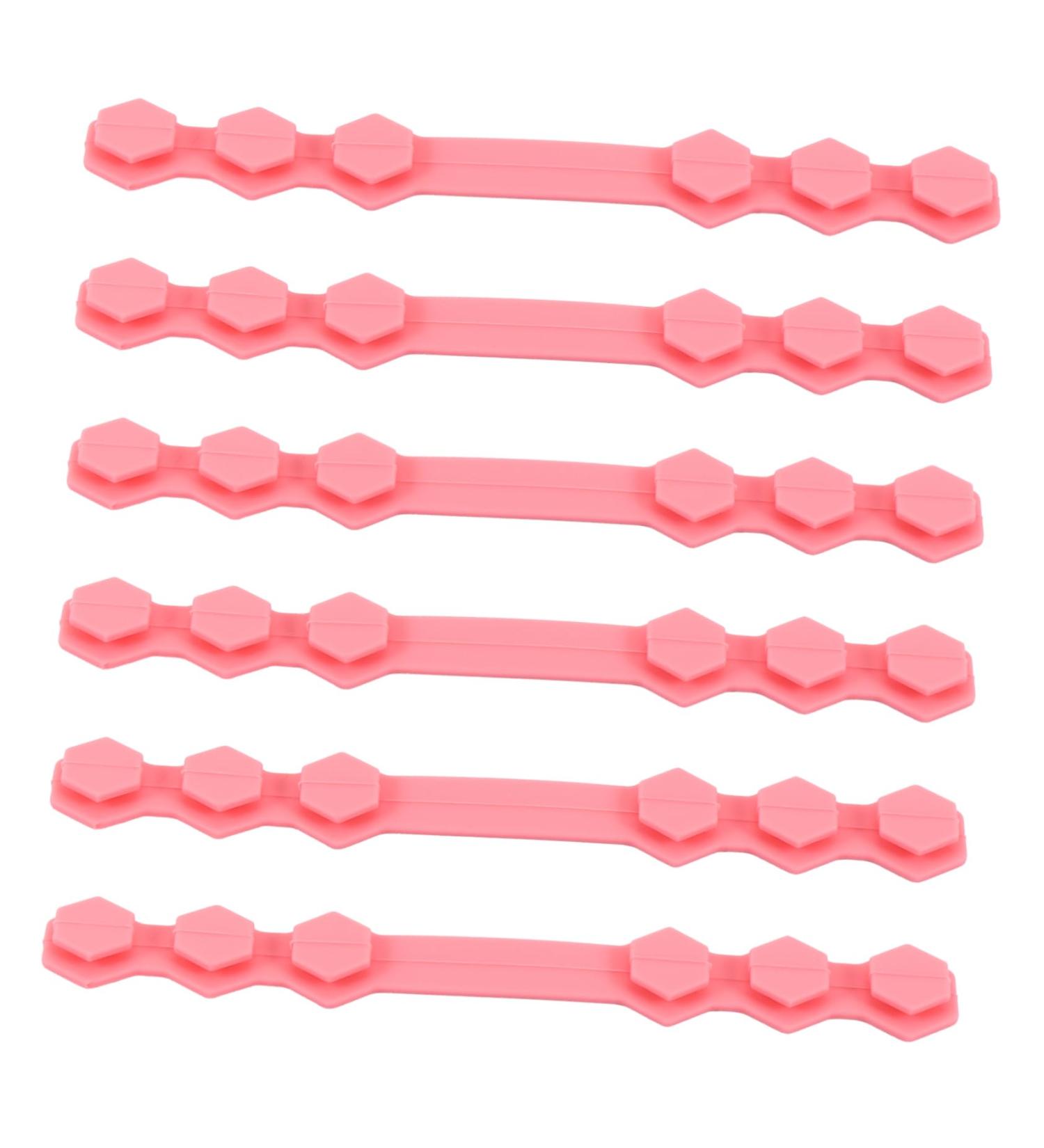 Minkissy 20 Pack Adjustable Masking Hooks - Ear Protector Buckles for Face Covers Facial Extension Tape and Earrings - Pink Cable Slides for Comfort - Buy Online on GoSupps.com