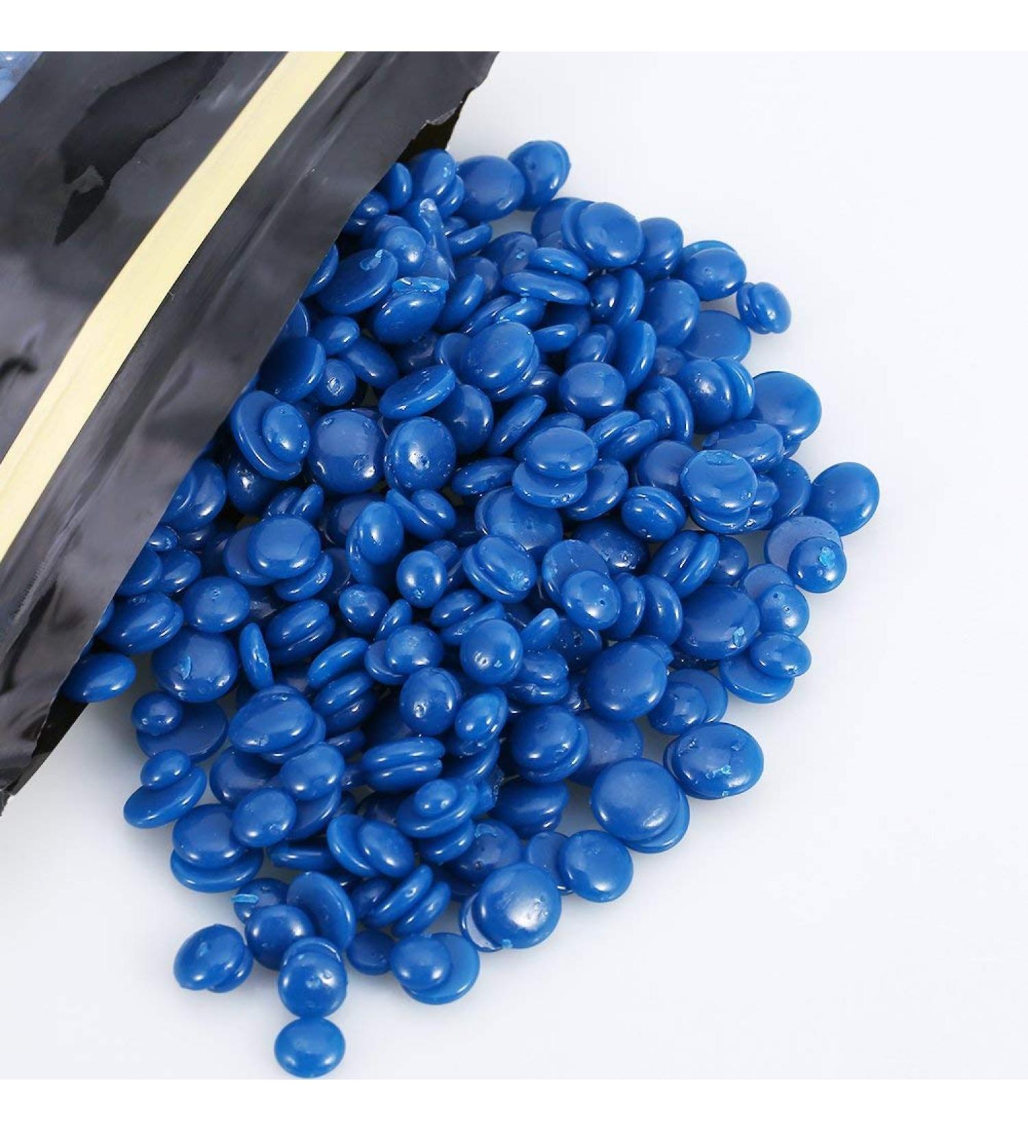Buy Blue Zoo 250g Natural Film Hard Wax Beans - Essential Solid Depilatory Wax for Body Hair Removal - Buy Online on GoSupps.com