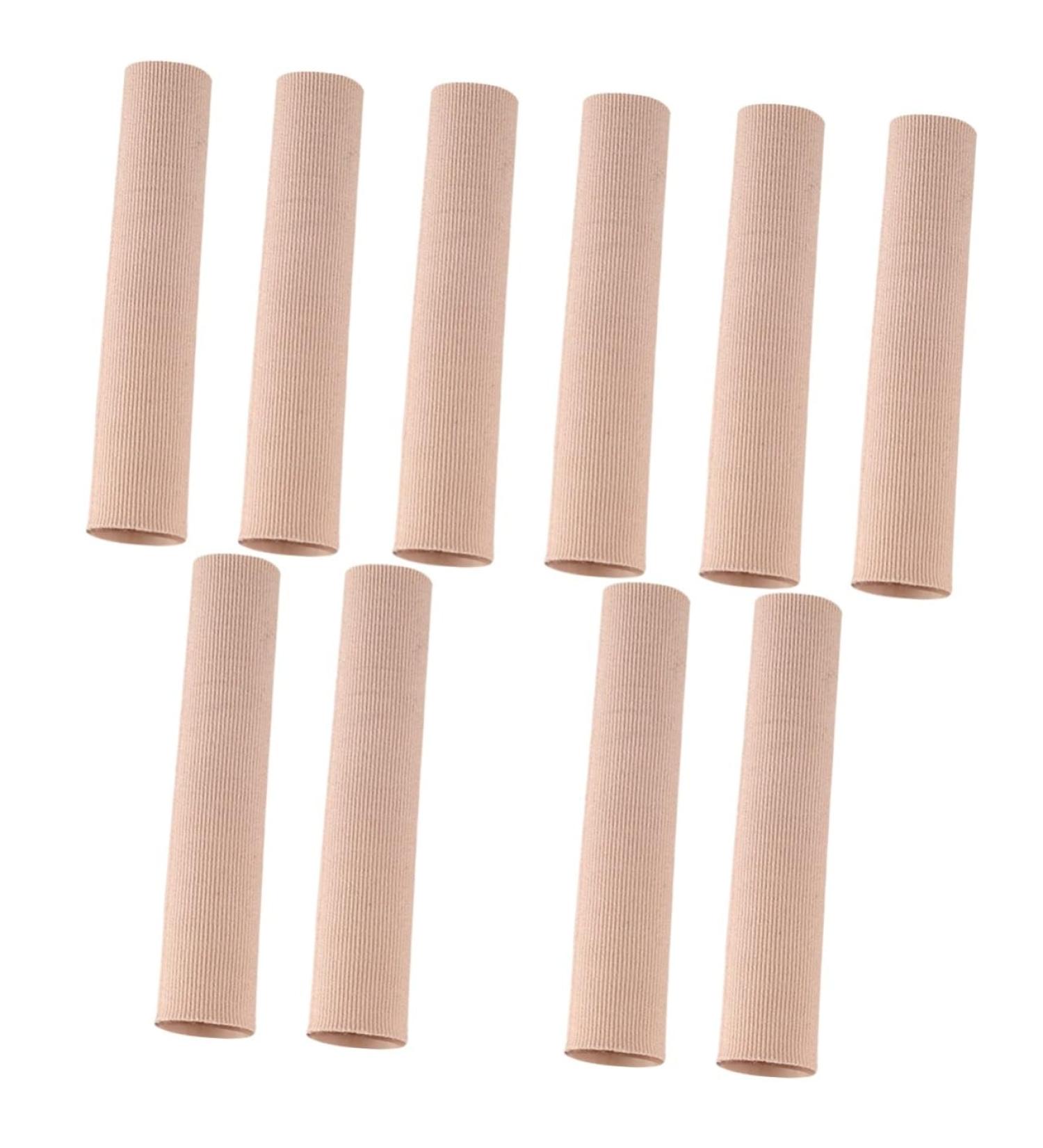 Healifty 10 Pcs Toe Cover Elastic Wrap Bandages - Toe Protector Pads for Finger and Toe - Elastic Fabric Sleeve Protectors - Buy Online on GoSupps.com