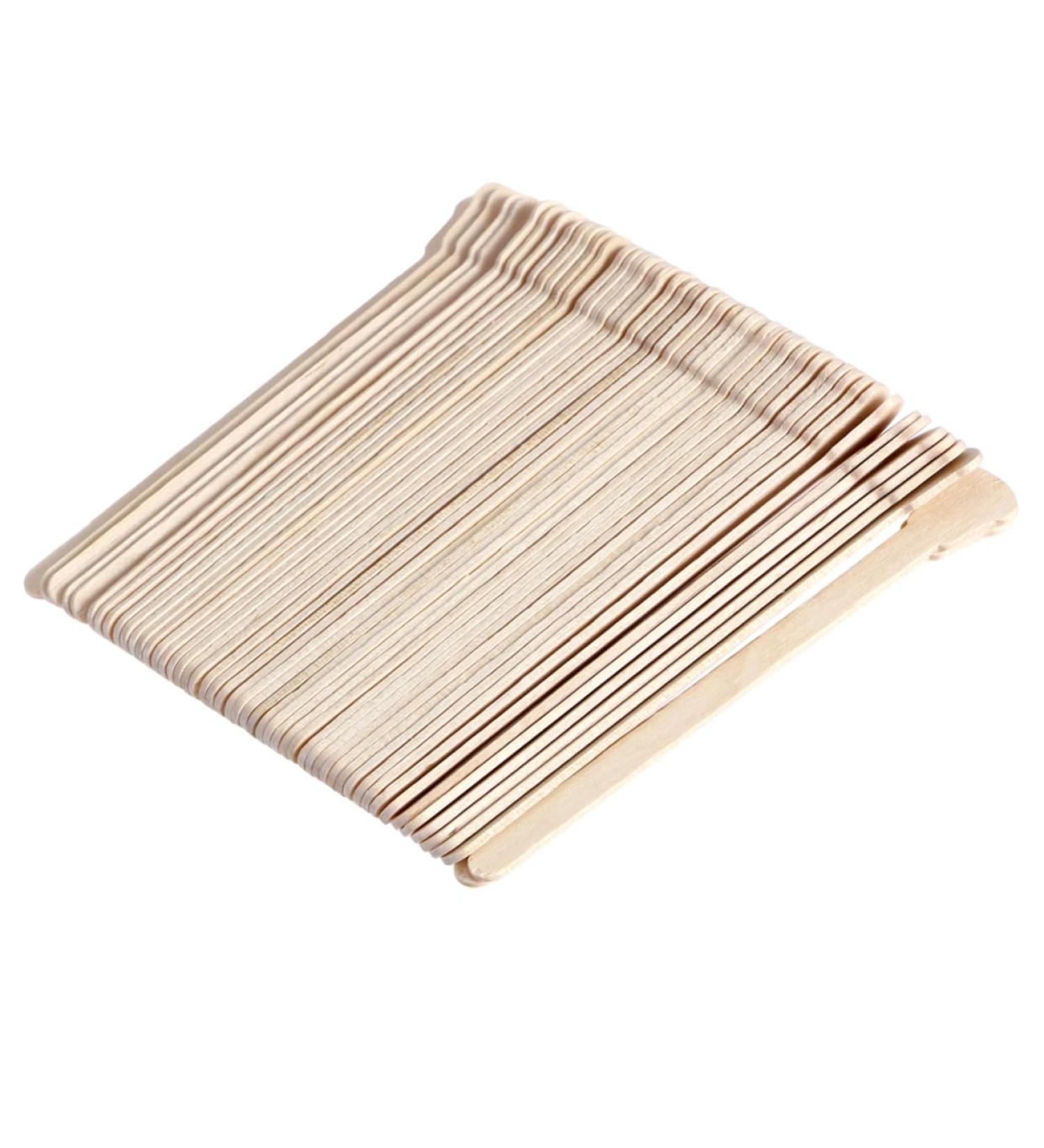 Angoily 200 Wax Bars Hair Removal Sticks for Nasal Hair & Tinkering Crabs | Wooden Spatula for Smooth Waxing - Buy Online on GoSupps.com