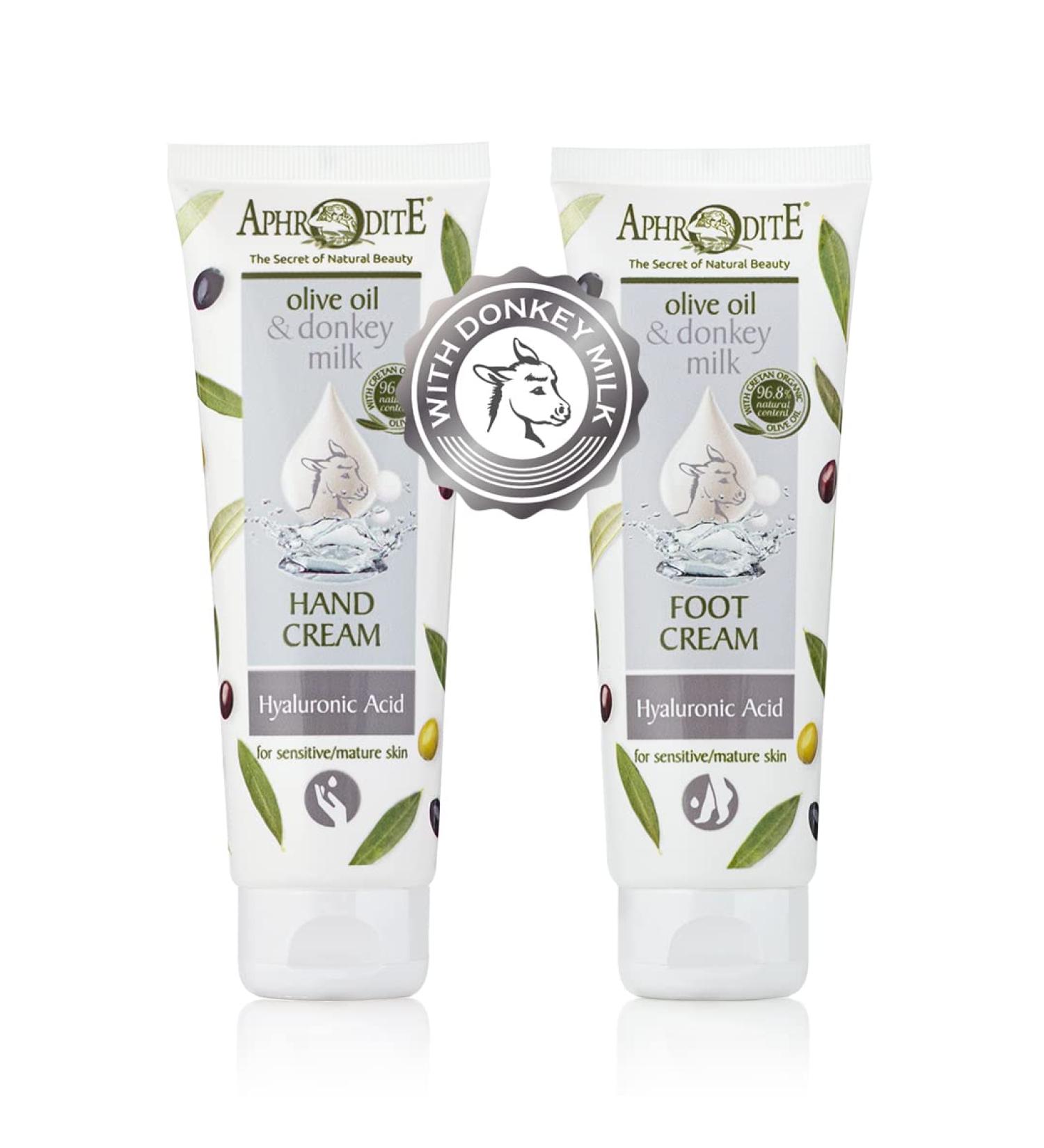 Aphrodite Youth Elixir Hand & Foot Cream Set | Moisturizer for Dry Skin | Luxury Hand Care & Foot Care Gift Set - Buy Online on GoSupps.com