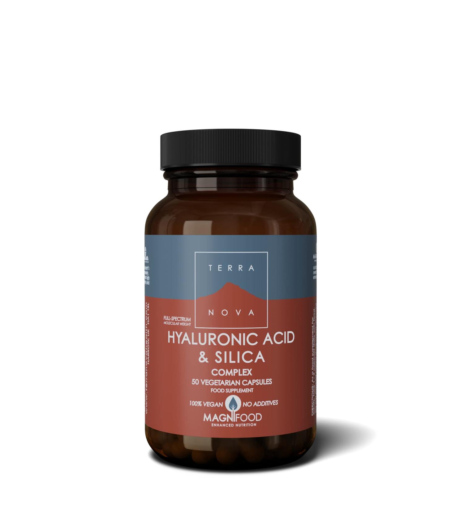 Terranova Hyaluronic Acid & Silica Complex - 50 Vegicaps