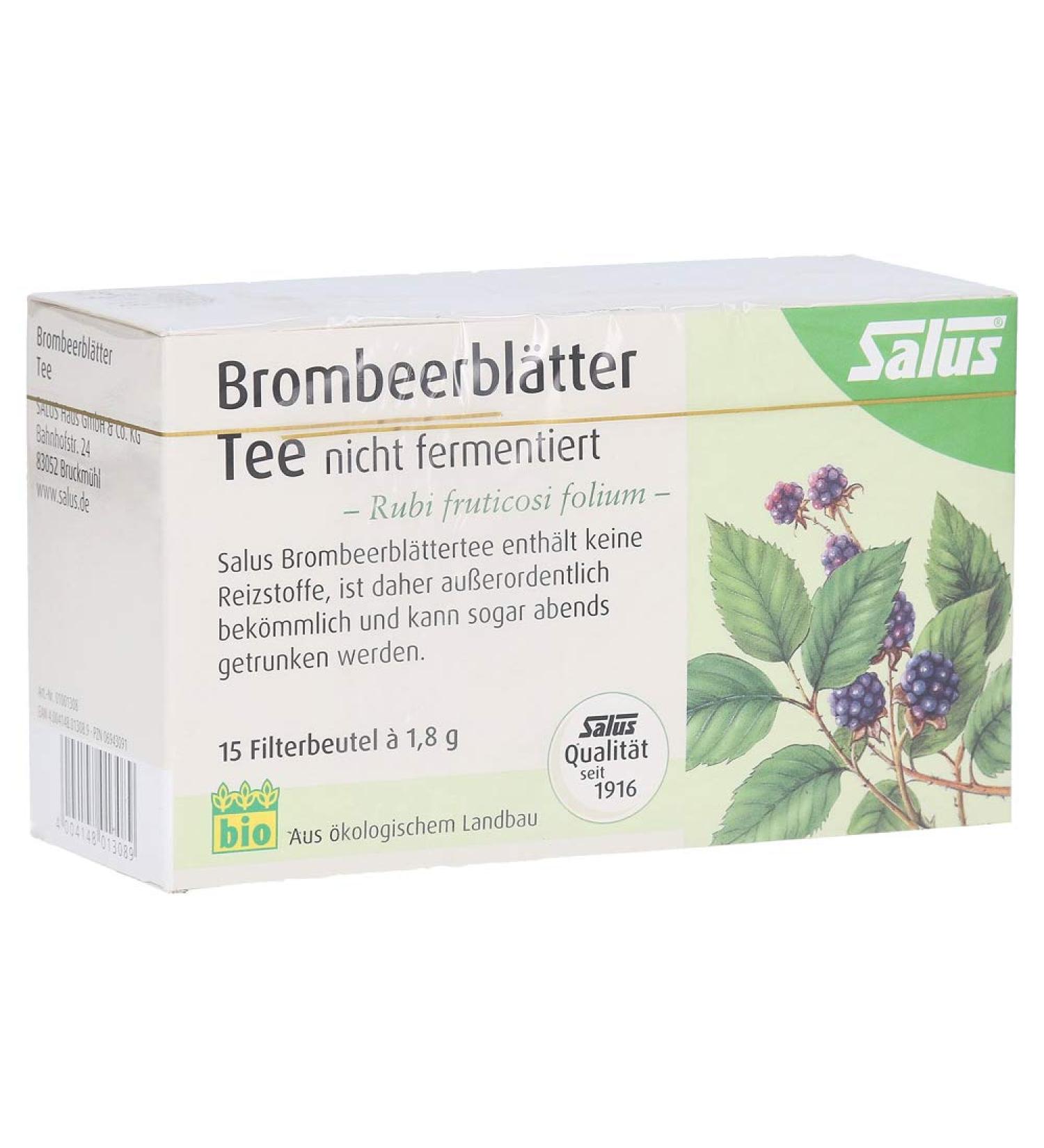  SALUS Pharma GmbH Organic blackberry tea leaves 15 FB (27 g) - Buy Online on GoSupps.com