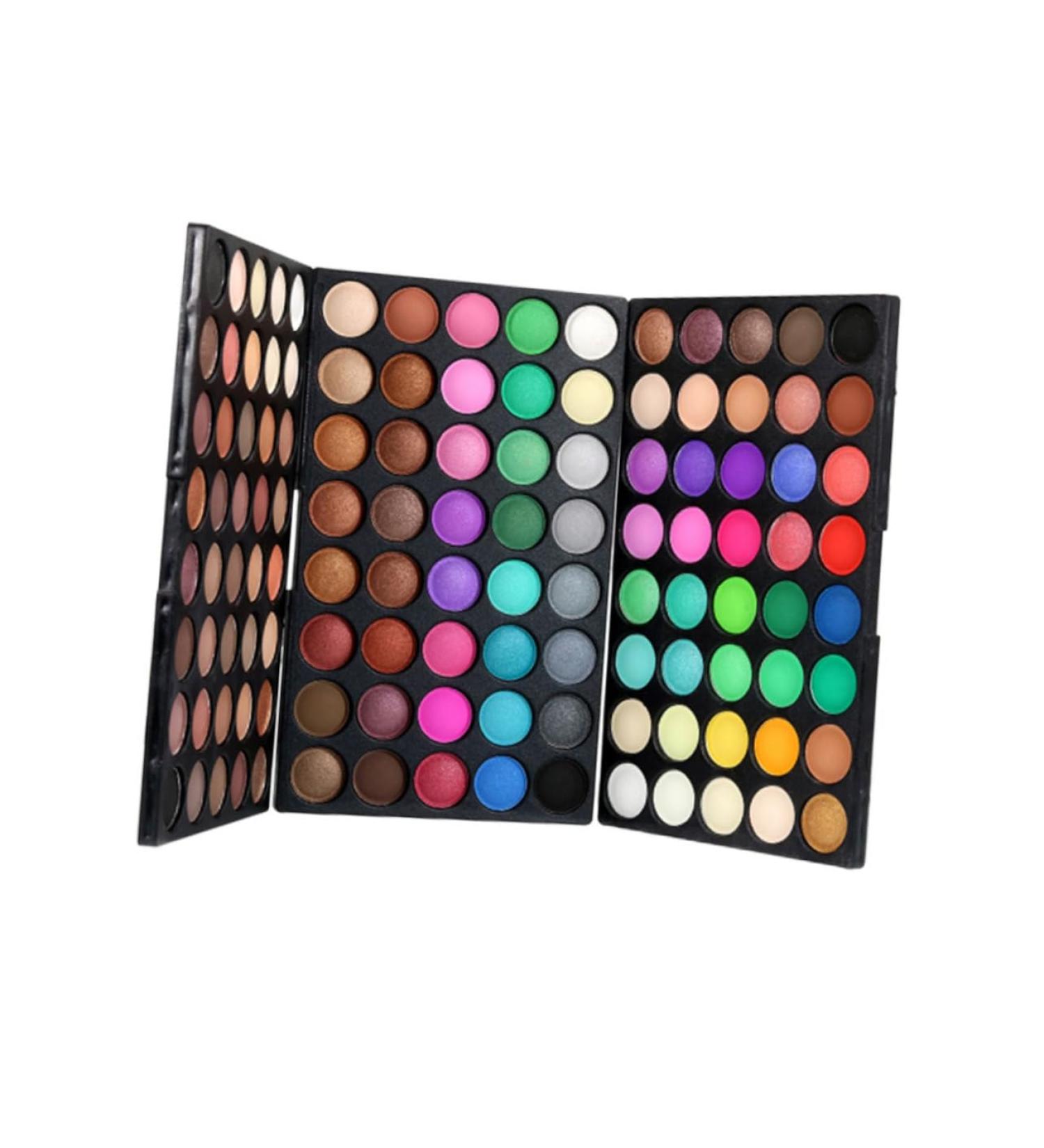 FOMIYES 120 Smoky Professional Shadow Palette for Lasting Lustre Eyeshadow Eye Ladies Matte Pearly Girls 1 count (Pack of 1) As Shown - Buy Online on GoSupps.com