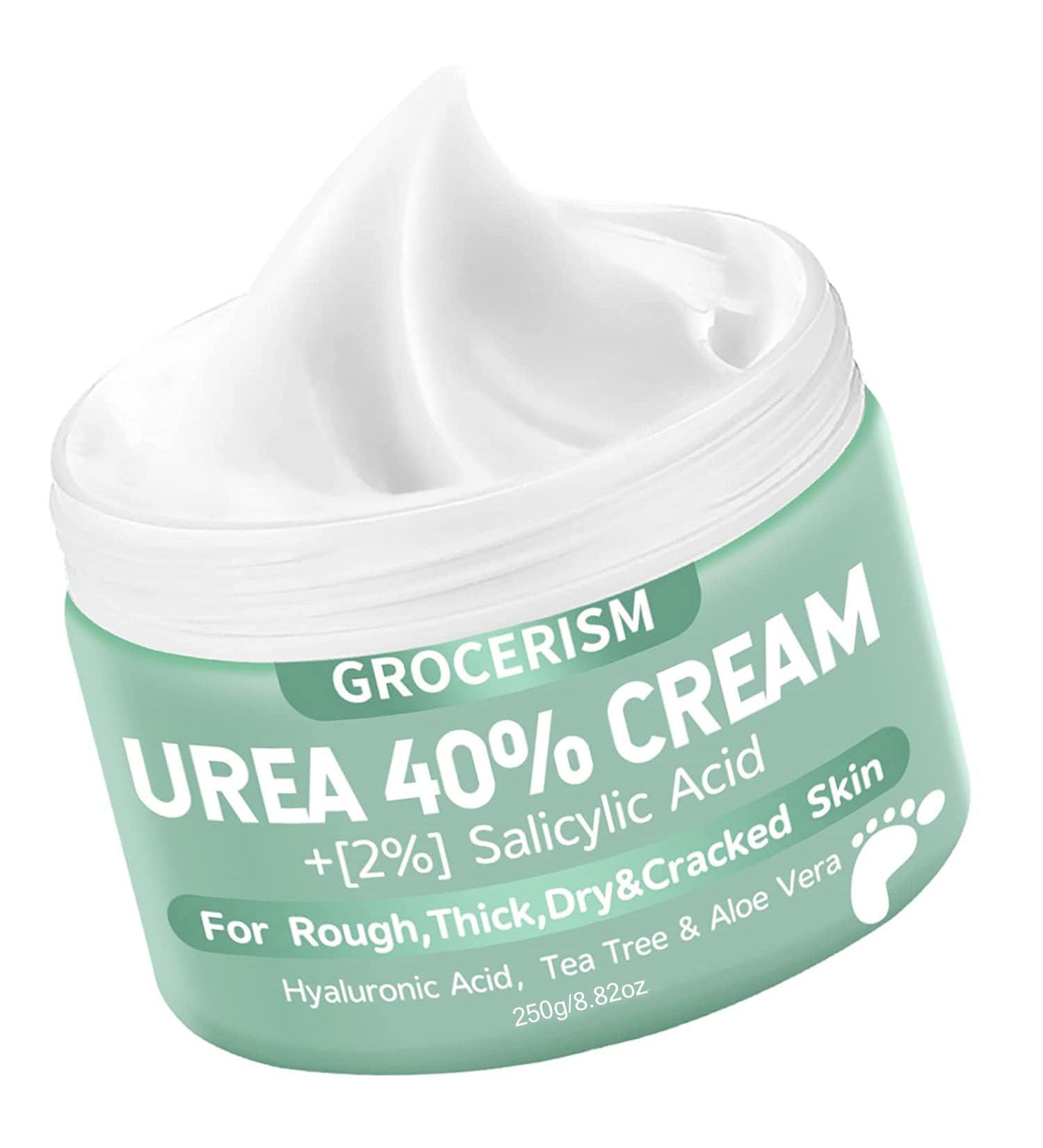 Urea Cream 40% - 250g Horn Skin Remover & Deep Moisture Lotion with Hyaluronic Acid Tea Tree & Aloe Vera for Feet Hands & Body - Buy Online on GoSupps.com