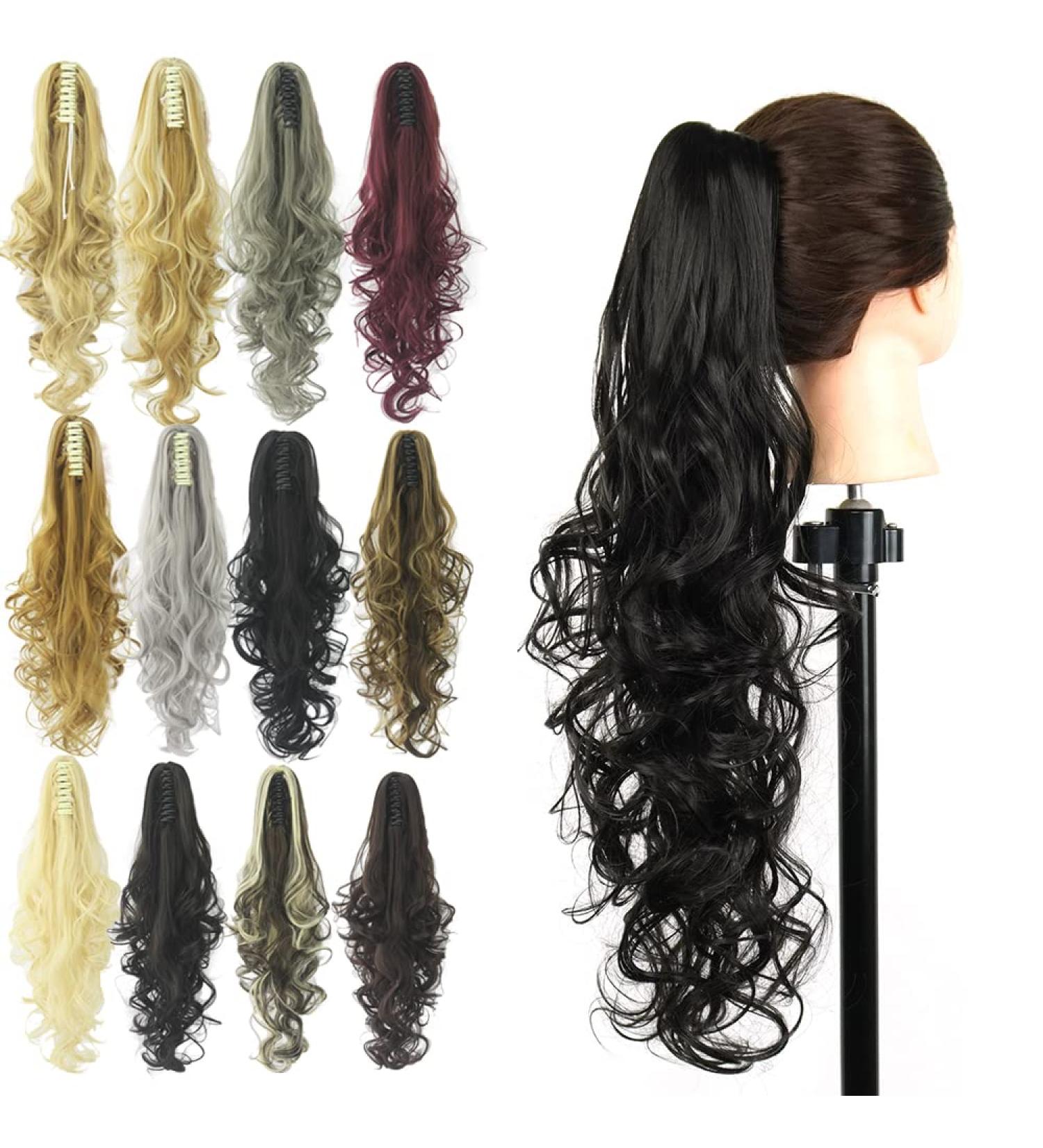 Ponytail Extension Hair Accessories Curly Claw Ponytail Clip in Hair Extensions Hairpiece Pony Tail Synthetic Ponytail Hair Extension(230) 24inches 230 - Buy Online on GoSupps.com