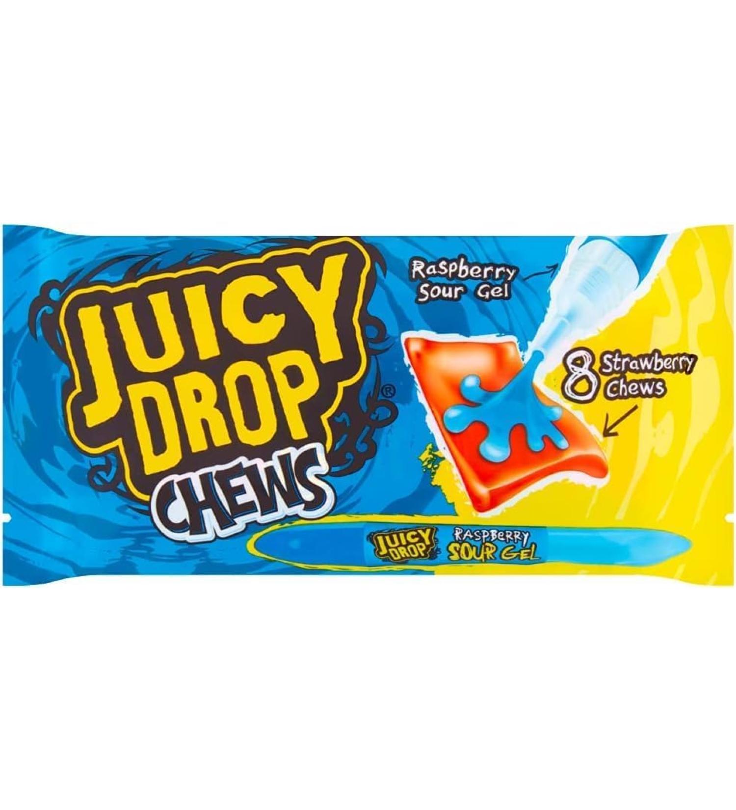 Juicy Drop Taffy and Pen Soft Chews with a Sour Gel Pen 8 x 67g Delicious Tasty And Twisty Treat Gift Hamper For Birthday Christmas Sold By Kidzbuzz - Buy Online on GoSupps.com