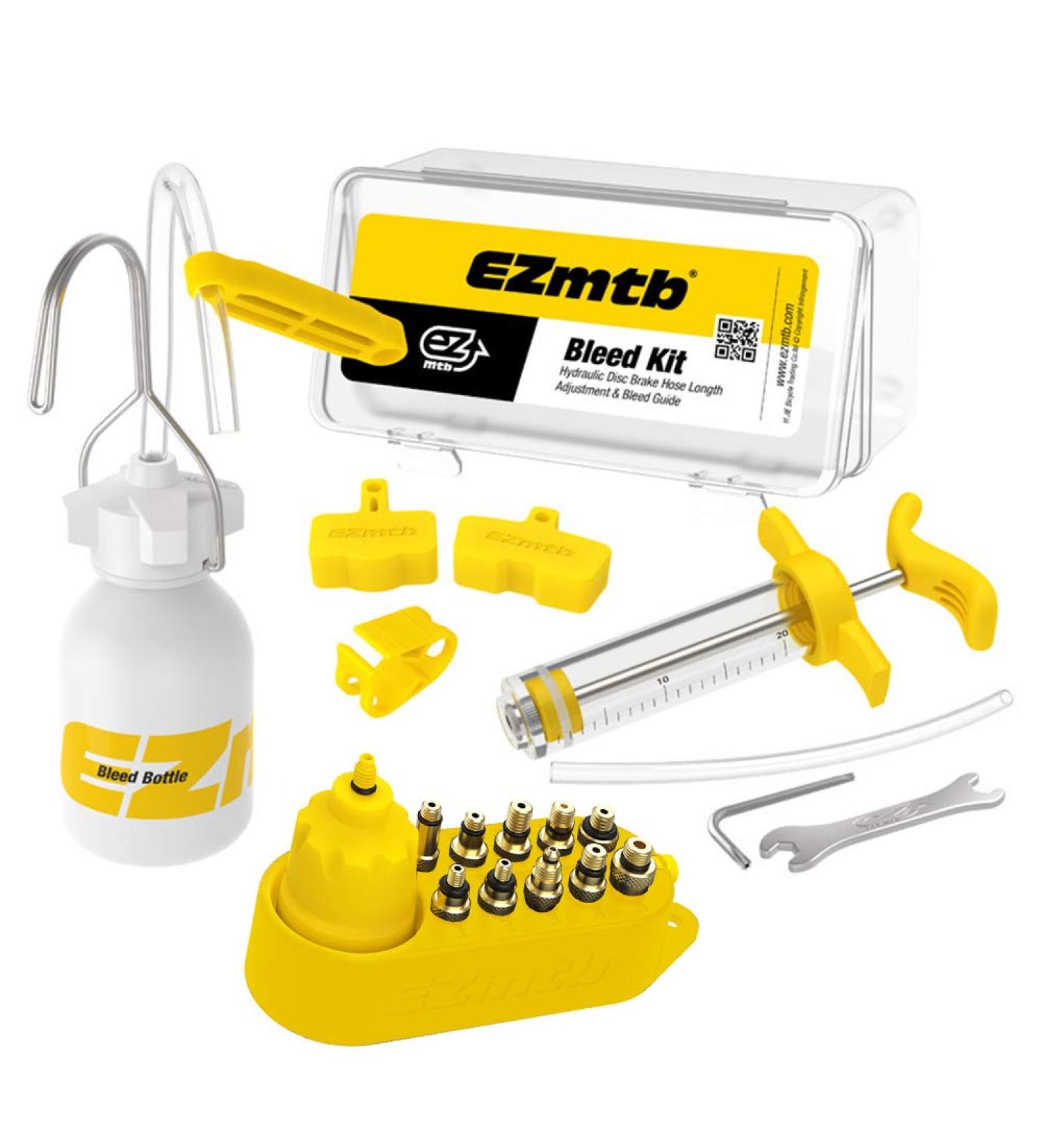 Hydraulic Disc Brake Bleed Kit - Shimano, Magura, Tektro, SRAM - Bicycle Brake Oil Mineral Bleed Tool - Buy Online on GoSupps.com