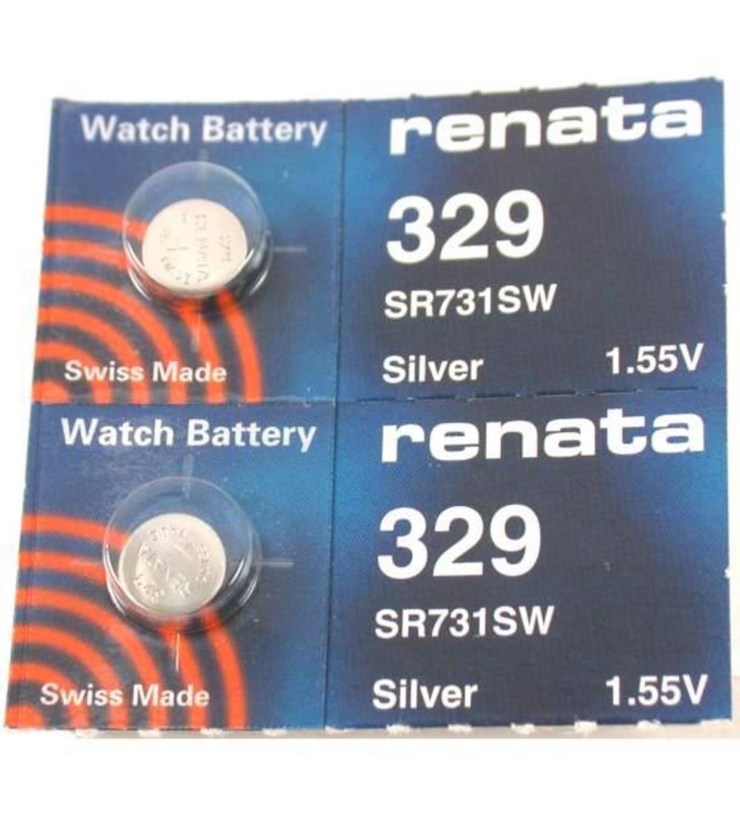 #329 Renata Watch Batteries 2Pcs