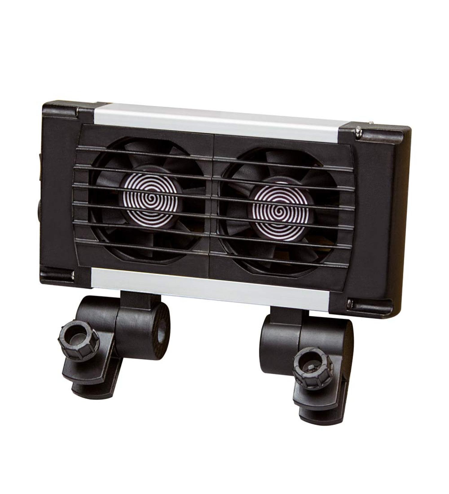 Hobby Aqua Cooler V2 - Dual Fan Black | International Shipping Available - Cooling Solution for Enthusiasts - Buy Online on GoSupps.com