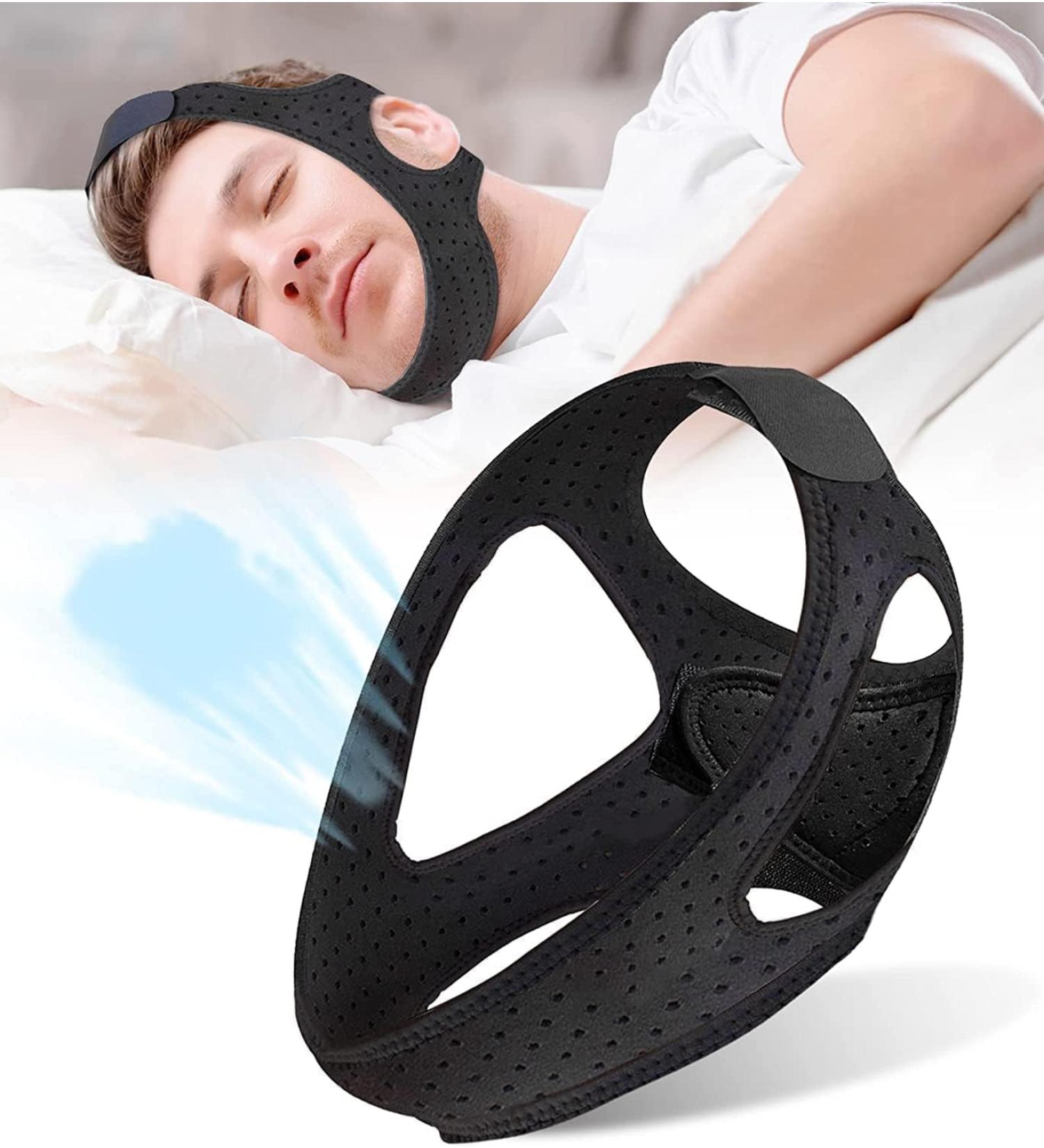 SchildEVO Adjustable Anti Snoring Chin Strap - Snoring Solution for Women and Men - Buy Online on GoSupps.com