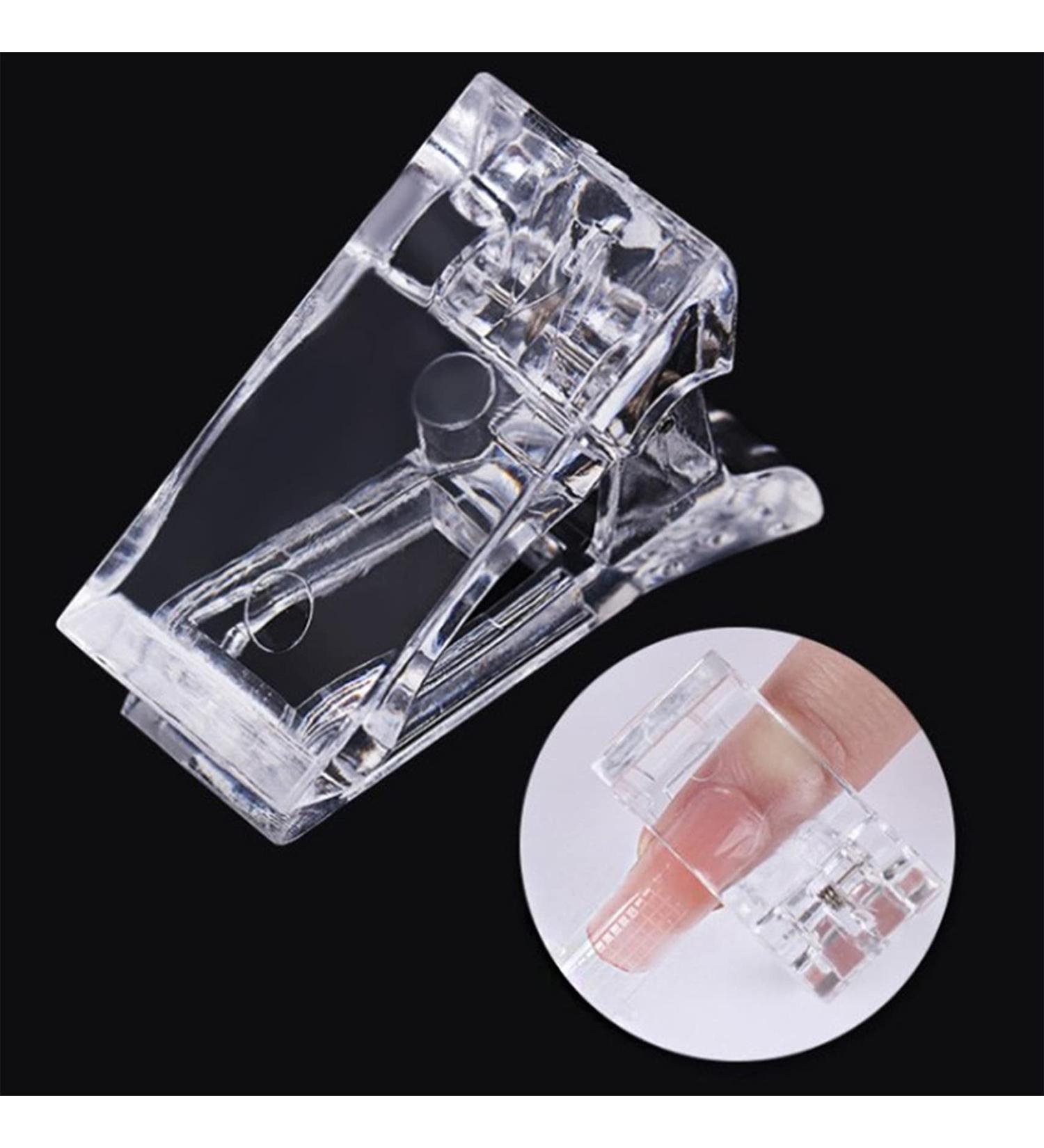Winwinfly Nail Tip Clips for Quick Polygel Nail Shapes - UV Builder Clamps for Fingernail Extensions | Manicure Nail Art Tool - Buy Online on GoSupps.com