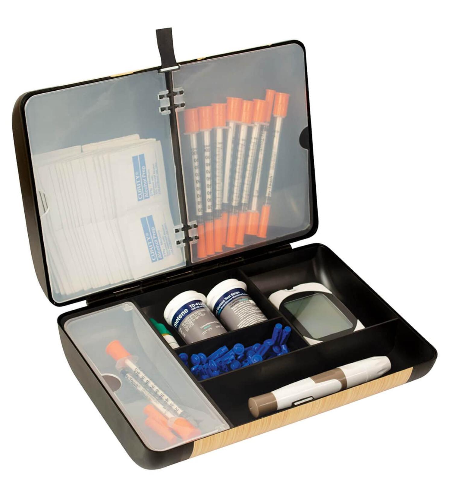 North American Health and Wellness Diabetic Storage Organizer - Essential Organization for Diabetes Management - Buy Online on GoSupps.com
