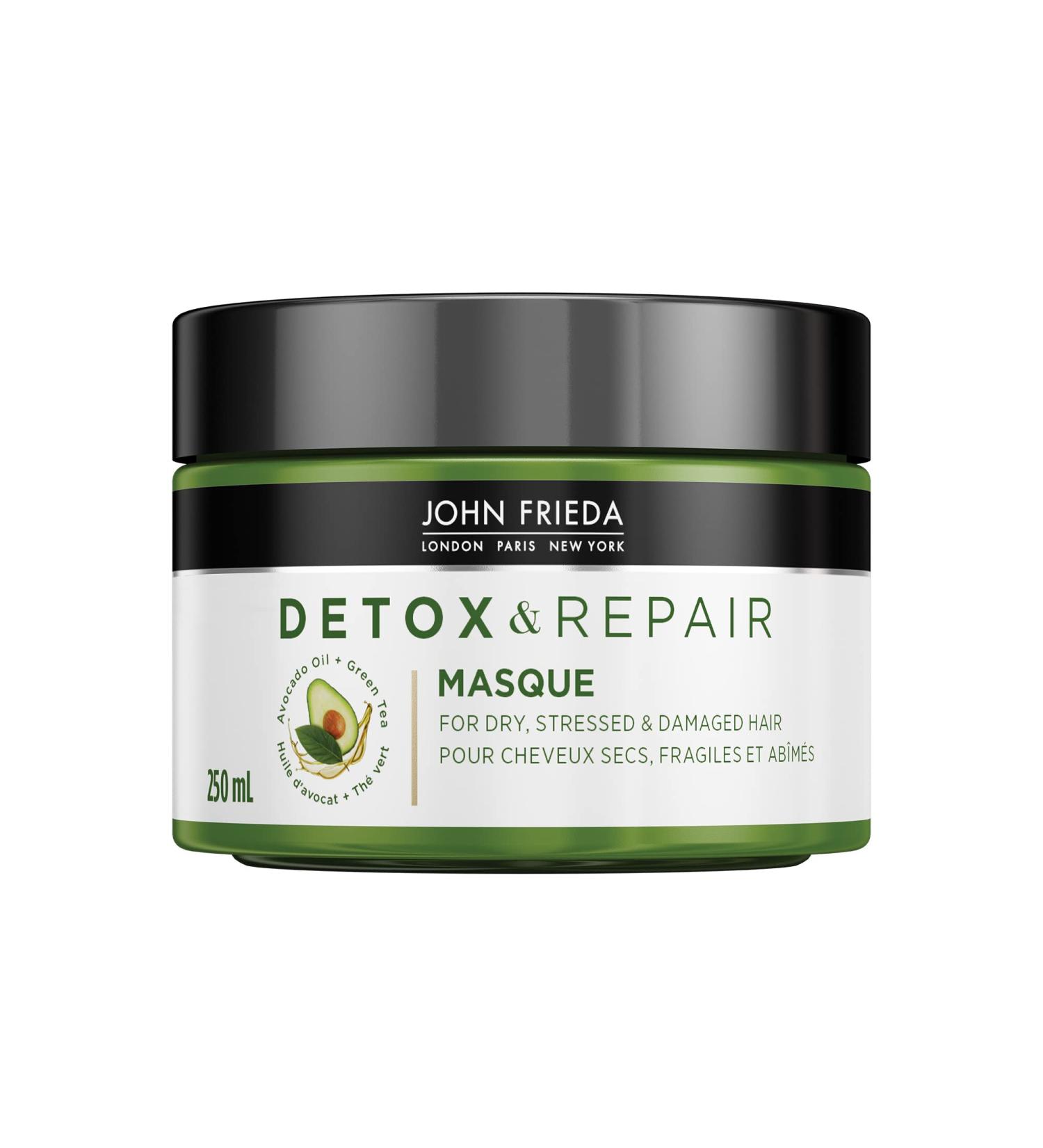 John Frieda Detox and Repair Masque/Mask for Dry Damaged Hair (250 mL) - Buy Online on GoSupps.com