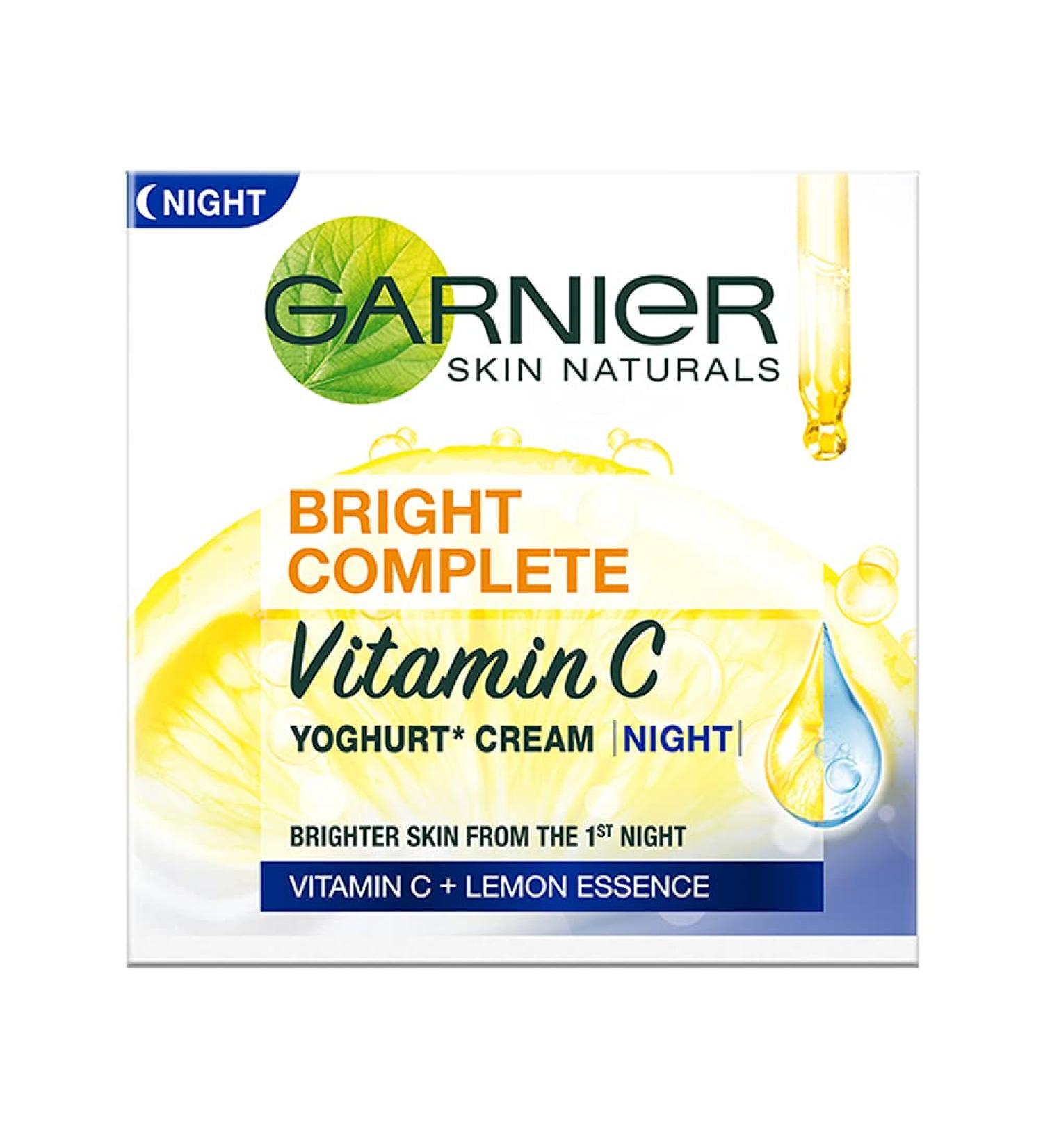 Garnier Light Complete White Speed Yoghurt Night Cream 40g - Buy Online on GoSupps.com