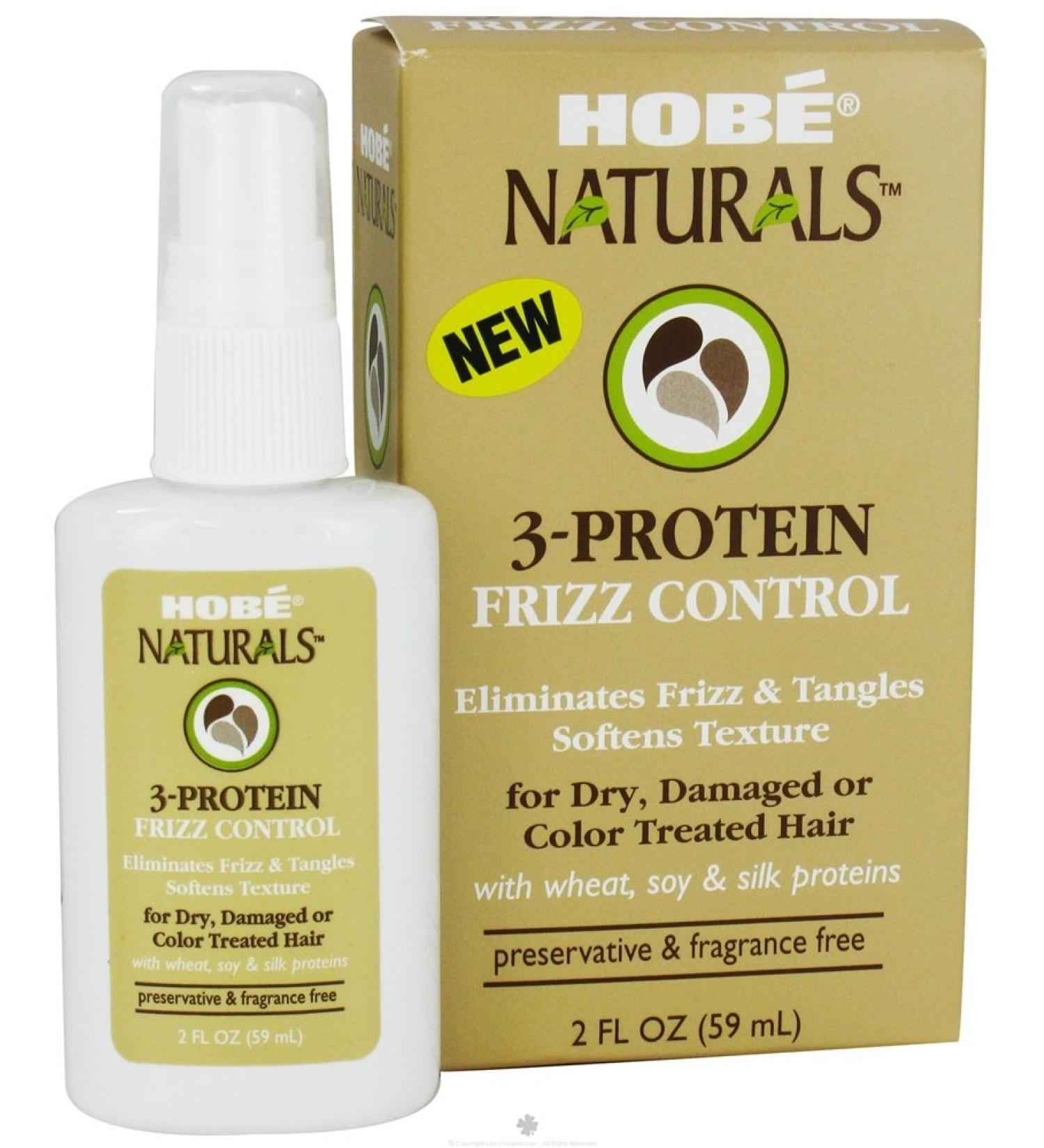 Hobe Labs 3-Protein Frizz Control 2 fl oz (59 ml)