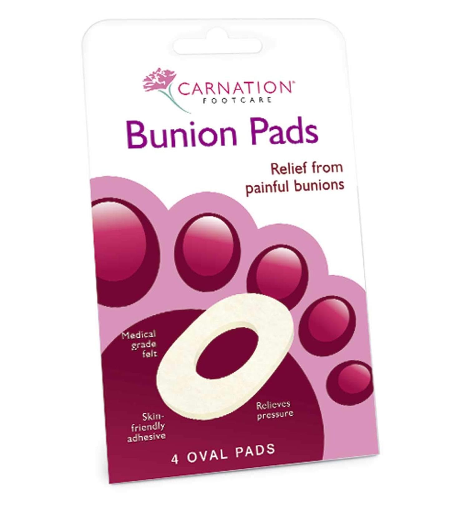 Carnation Bunion Oval Pads/Rings 4 by Carnation