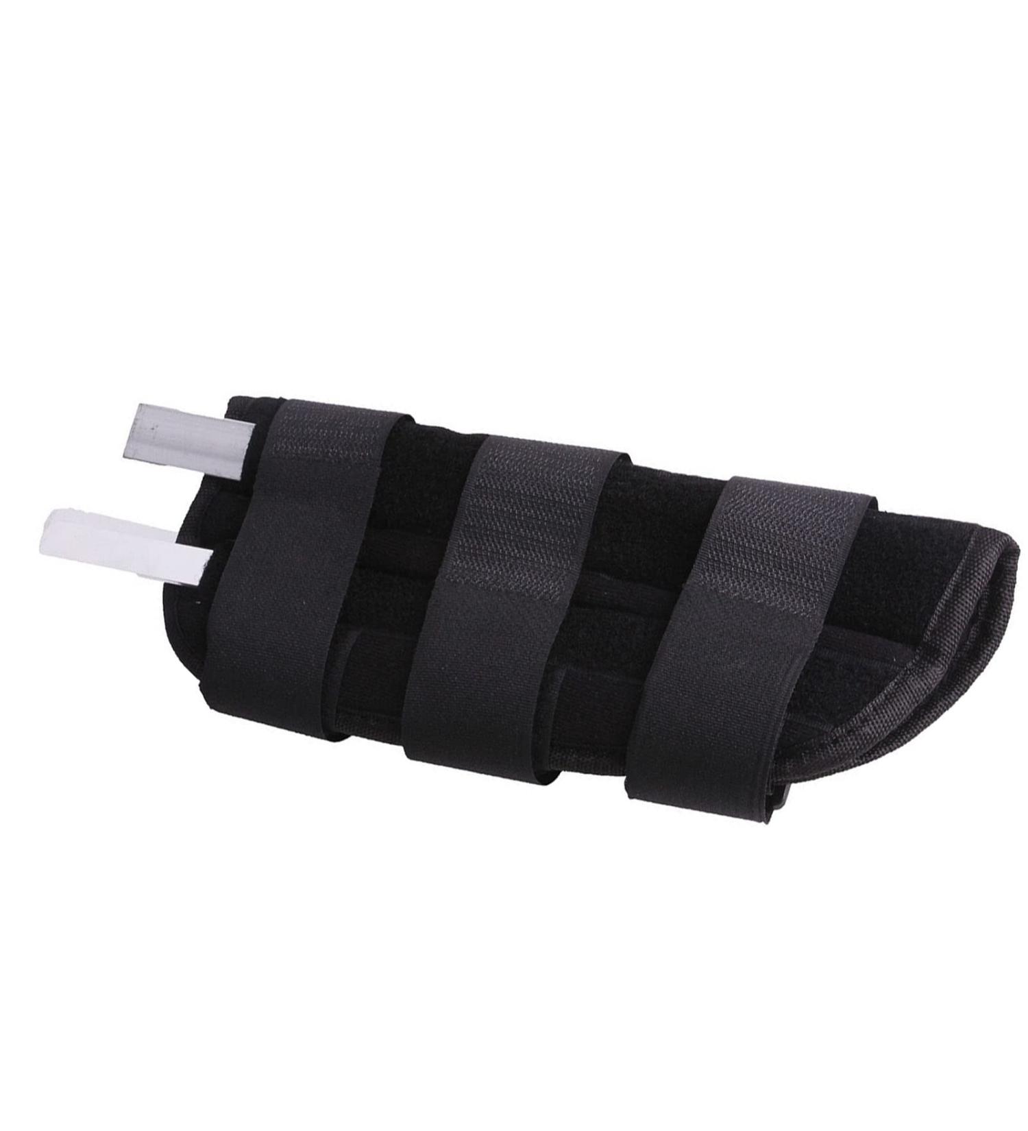 Adjustable Left Wrist Protective Belt | Medium Size Spiral Winding Support Splint 16-19cm - Black - Buy Online on GoSupps.com