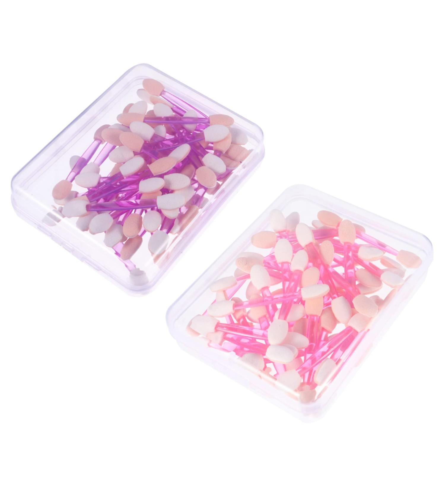 100pcs Double Ended Eyeshadow Brushes - Dual-Sided Makeup Applicators for Flawless Eye Shadow Application - Buy Online on GoSupps.com