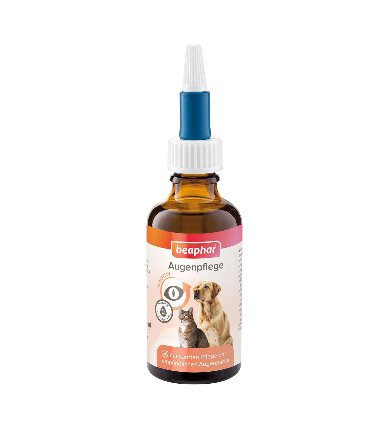 Beaphar Sensitive Eye Care for Dogs & Cats | Gentle Lotion for Sensitive Skin | 0% Alcohol | 50 ml - International Shipping Available - Buy Online on GoSupps.com