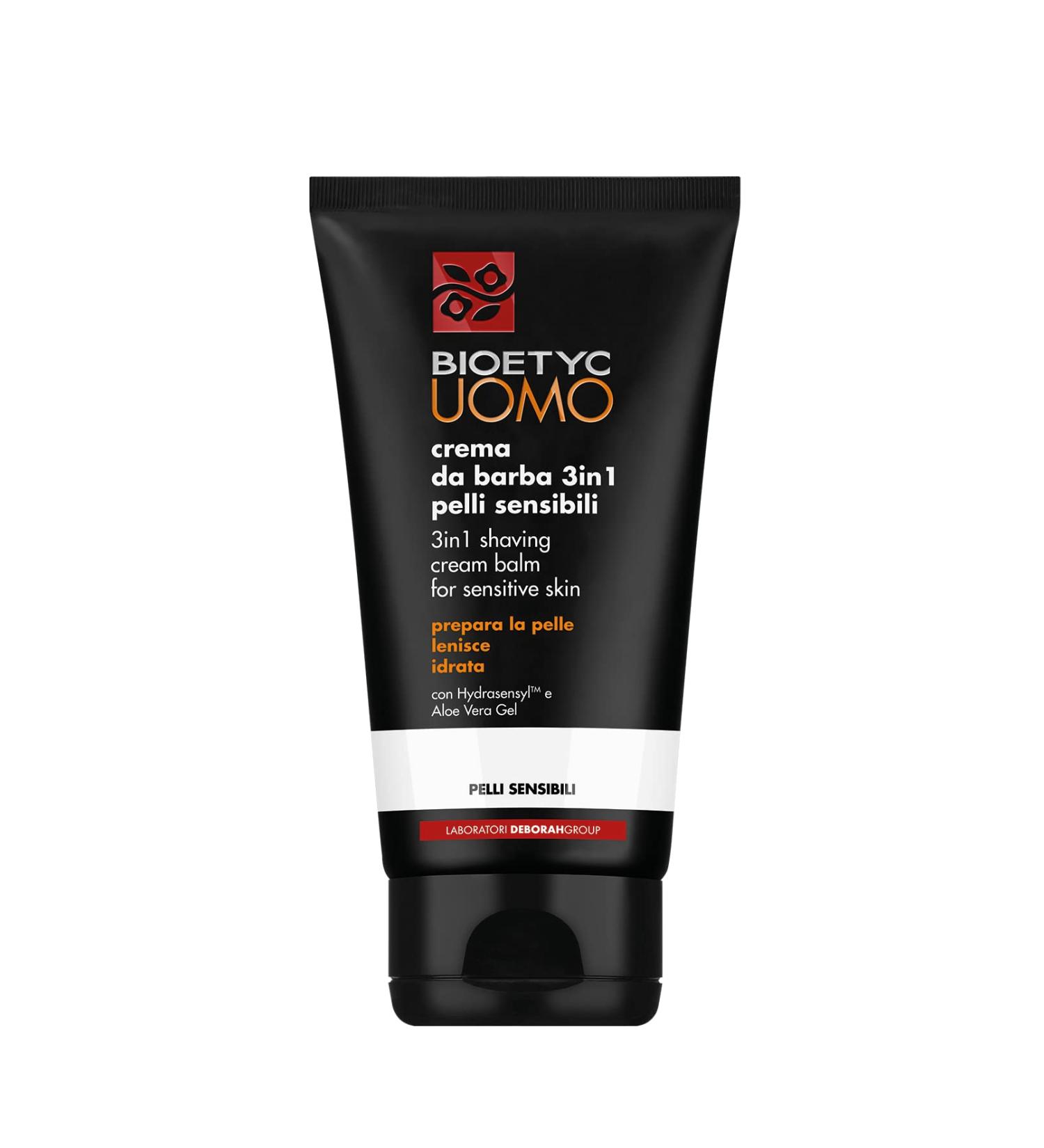 Deborah Milano BioeTYC Uomo 3 in 1 Shaving Cream for Sensitive Skin 150 ml