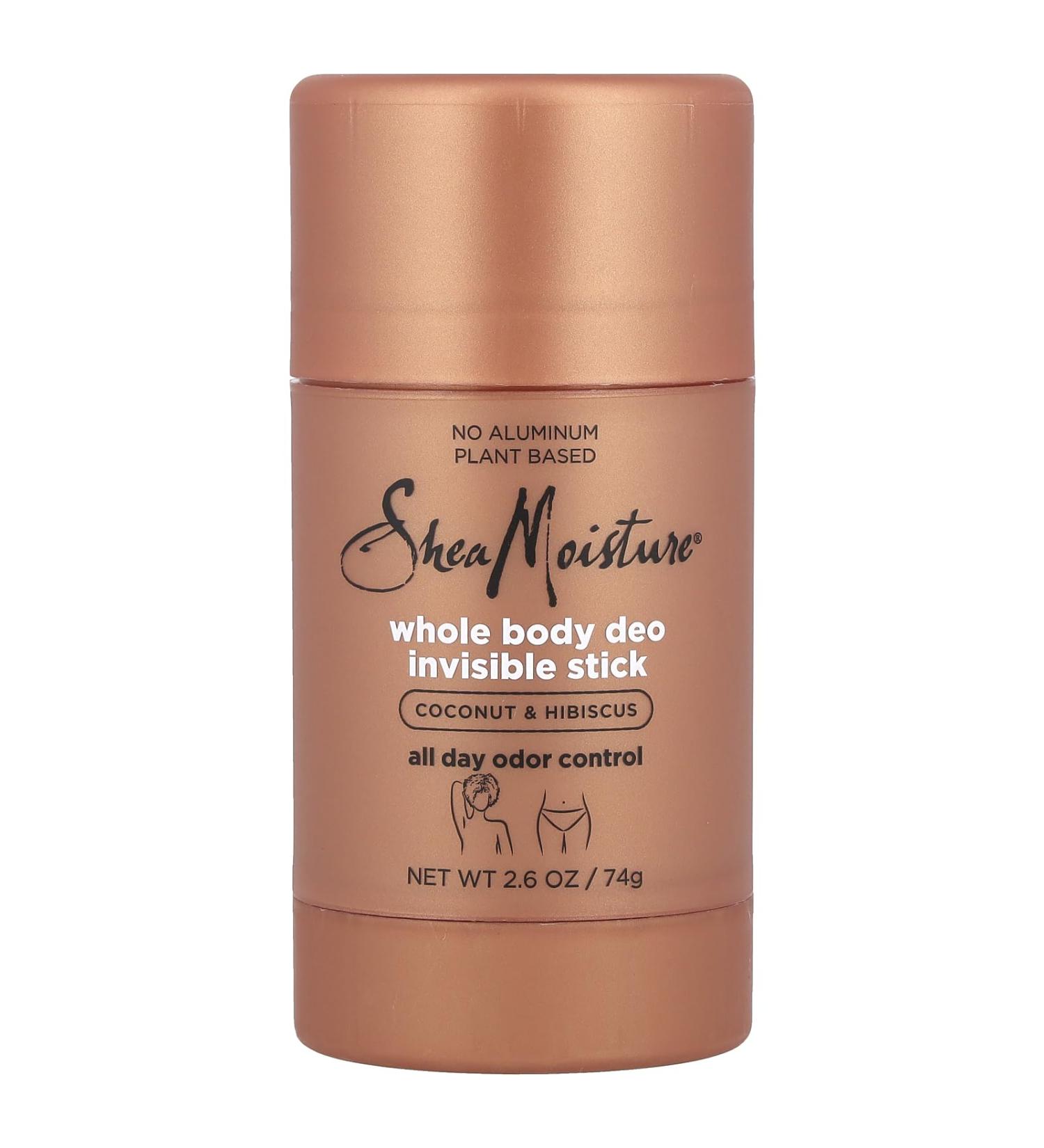 SHEA MOISTURE Coconut & Hibiscus Invisible Stick Deodorant 2.6 OZ