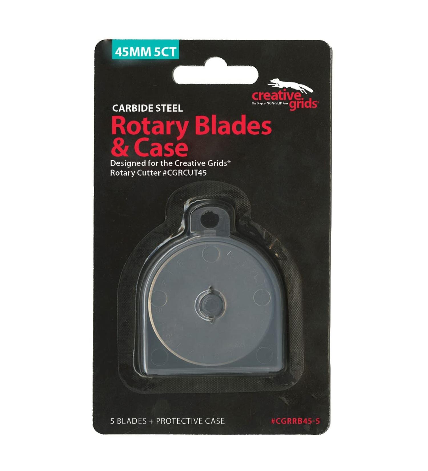 CreativeGrids 45mm Replacement Rotary Blade 5-Pack