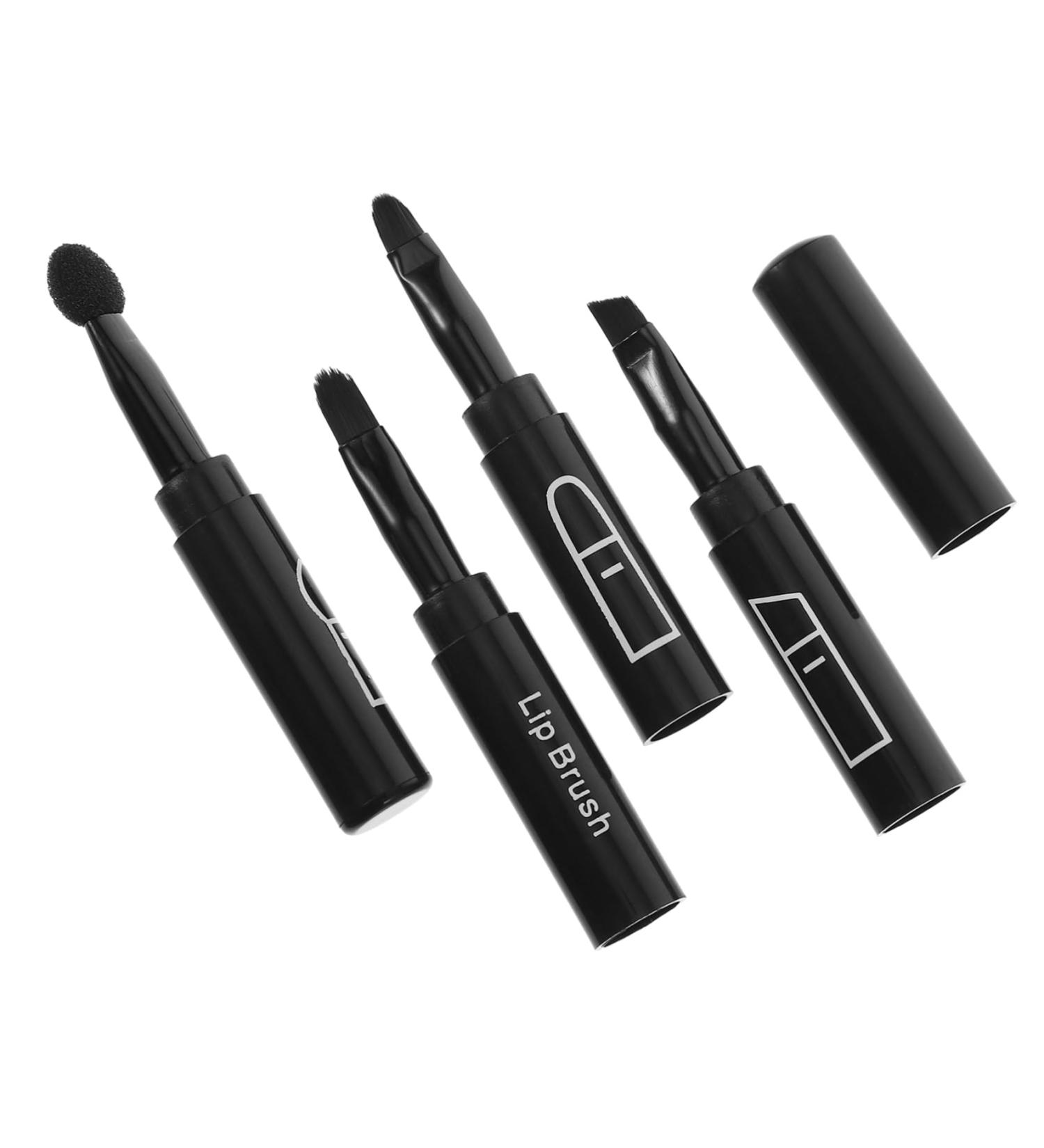 DOITOOL 4 1 4 in 1 Makeup Brush Cosmetic Brush Eyeliner Brush Professional Makeup Brush Lipstick Lip Mask Applicator Womens for Makeup Brush Lip Brush Plastic Portable Miss - Buy Online on GoSupps.com