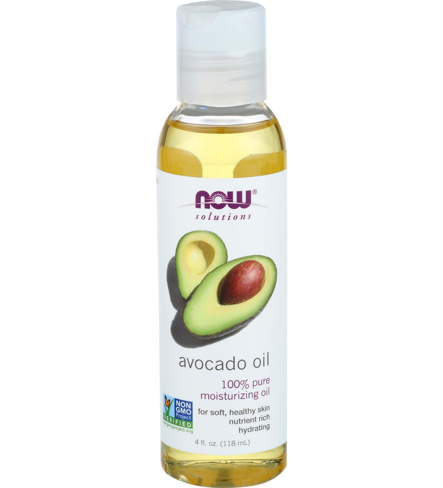 Buy Now Foods Avocado Oil 4 fl oz | Natural Hair & Skin Moisturizer - Buy Online on GoSupps.com