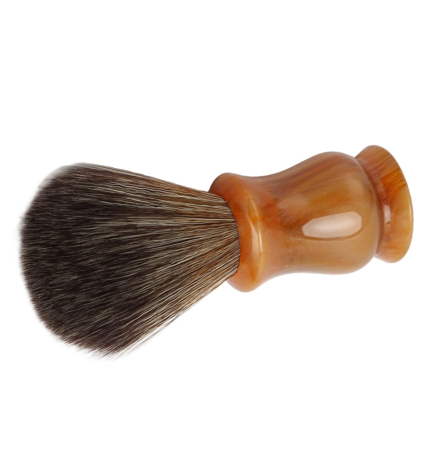 Premium Portable Beard Brush - Water Absorbent Comfortable Shaving Foam Brush for Daily & Travel Use - Buy Online on GoSupps.com