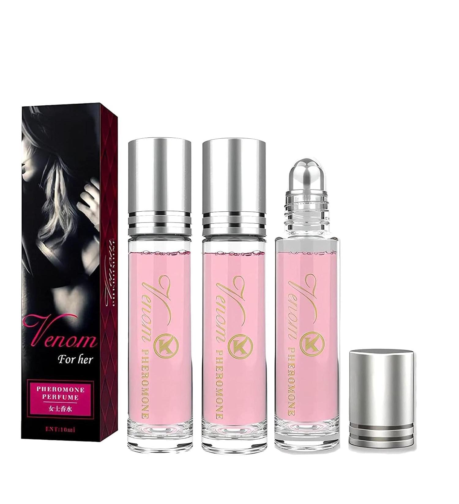 3Pcs Women Pheromone Perfume - Phero Perfume for Women - Ferromont Perfume for Women Portable Perfume Long Lasting Female Roll On Perfume Phero Oil - Buy Online on GoSupps.com